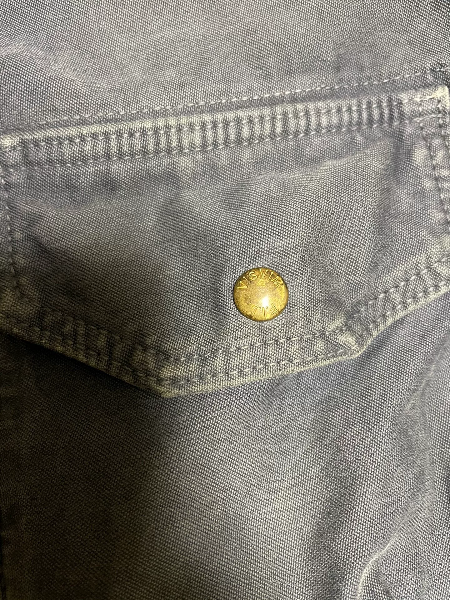 VISVIM PFD M65 DMGD Jacket — back