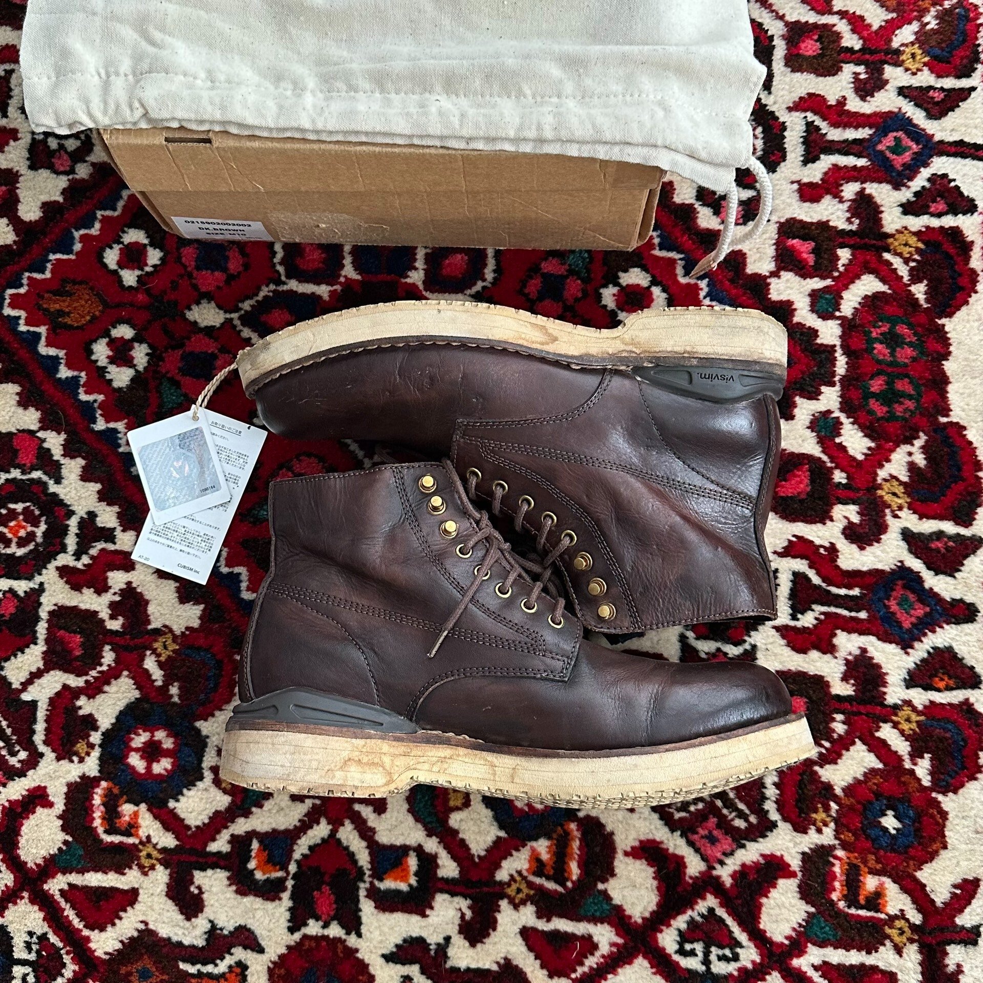 VISVIM 15AW ICT VIRGIL Mud-Dyed Boots