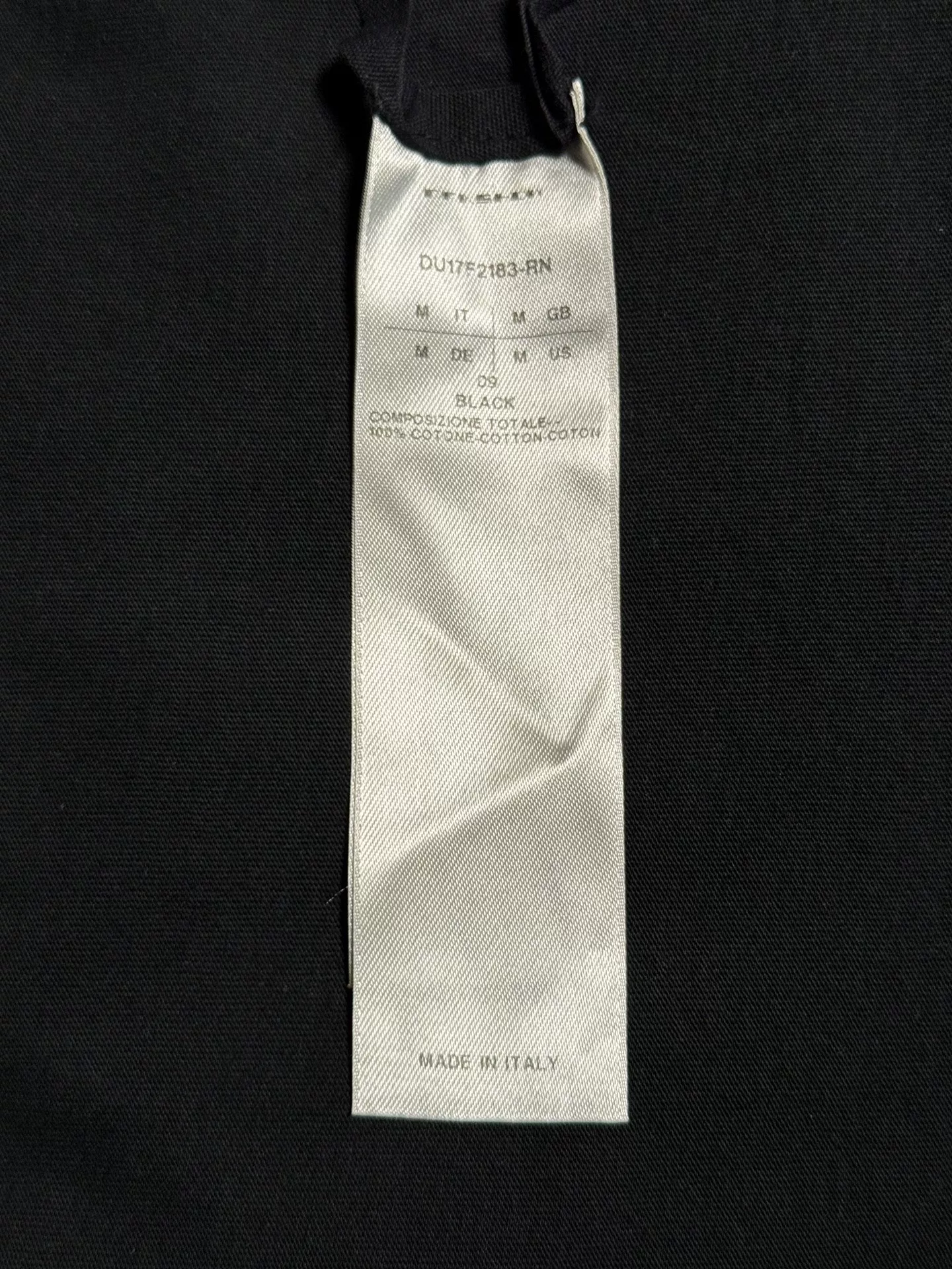 Rick Owens Irregular Short-Sleeve Tee — detail