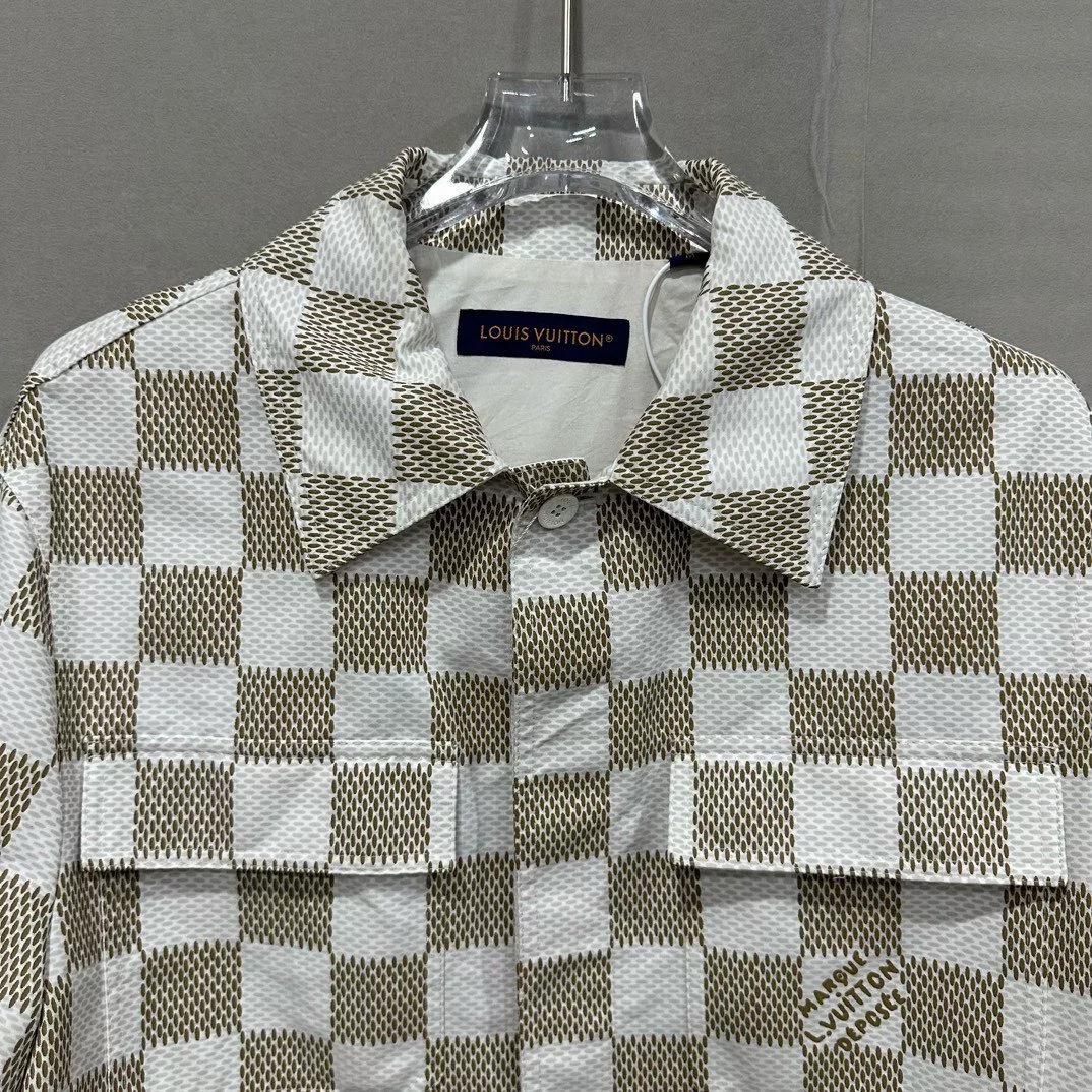 Louis Vuitton Checkered Logo Jacket — front