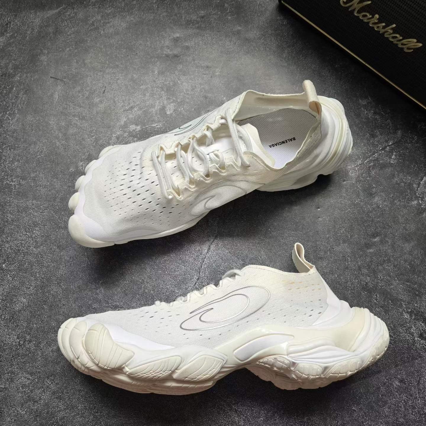 Balenciaga Anatomic Runner Five-Toe Shoes — back