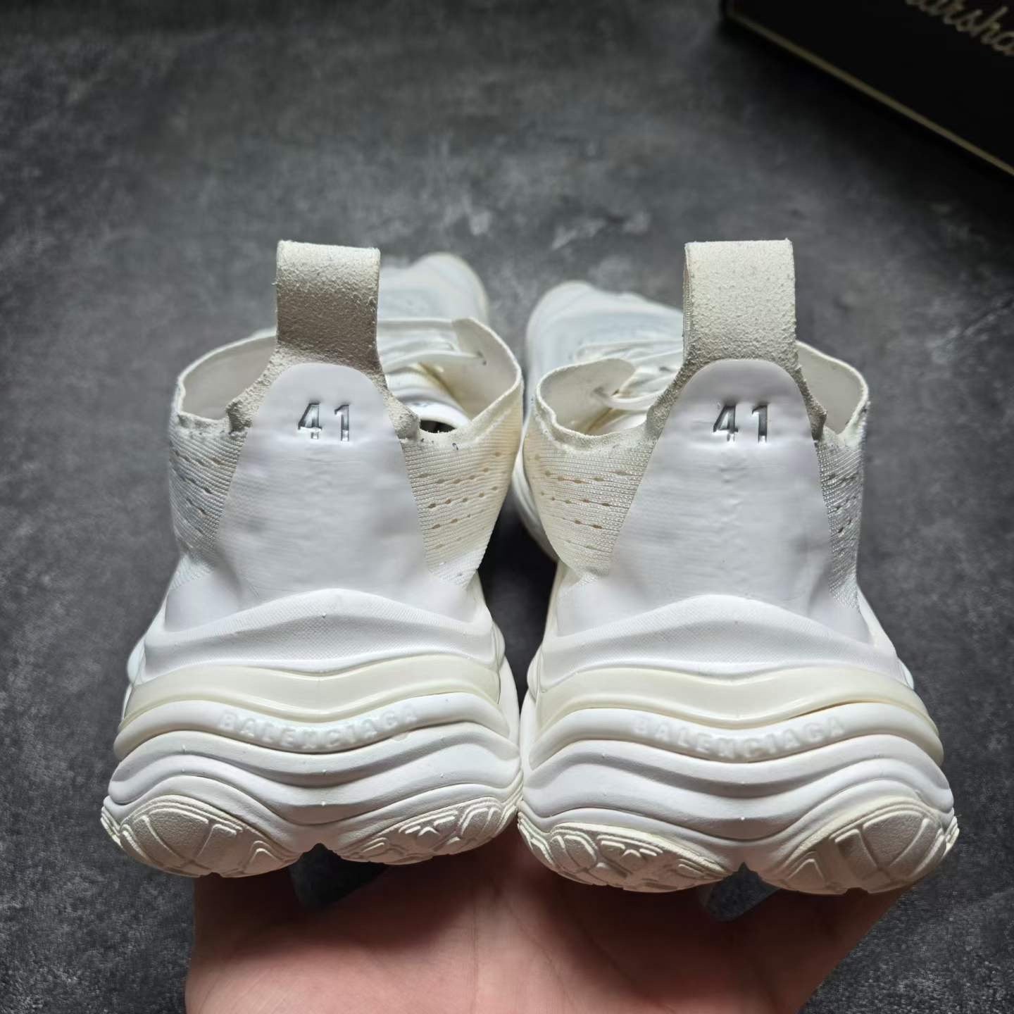 Balenciaga Anatomic Runner Five-Toe Shoes — label