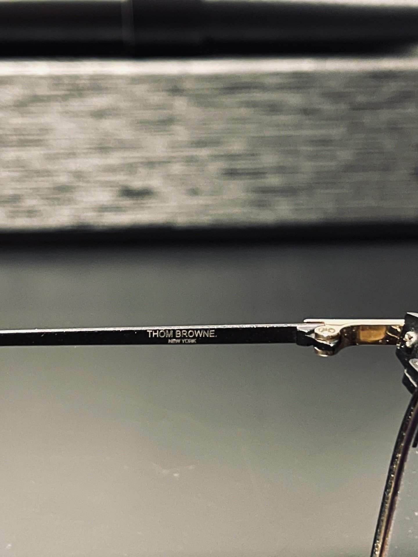 Thom Browne TB-107 Optical Glasses — label