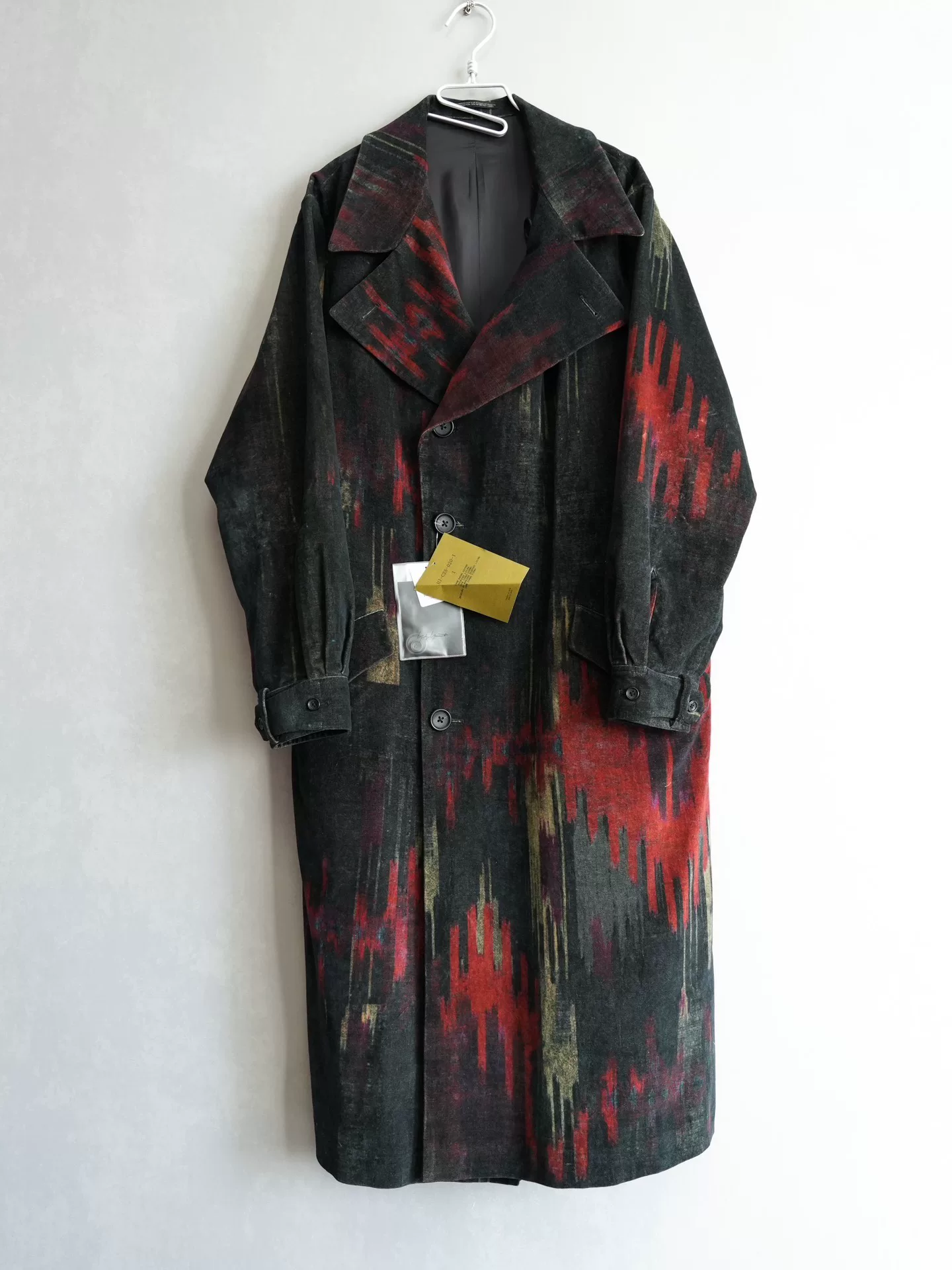 Yohji Yamamoto 23AW Velvet Coat — front