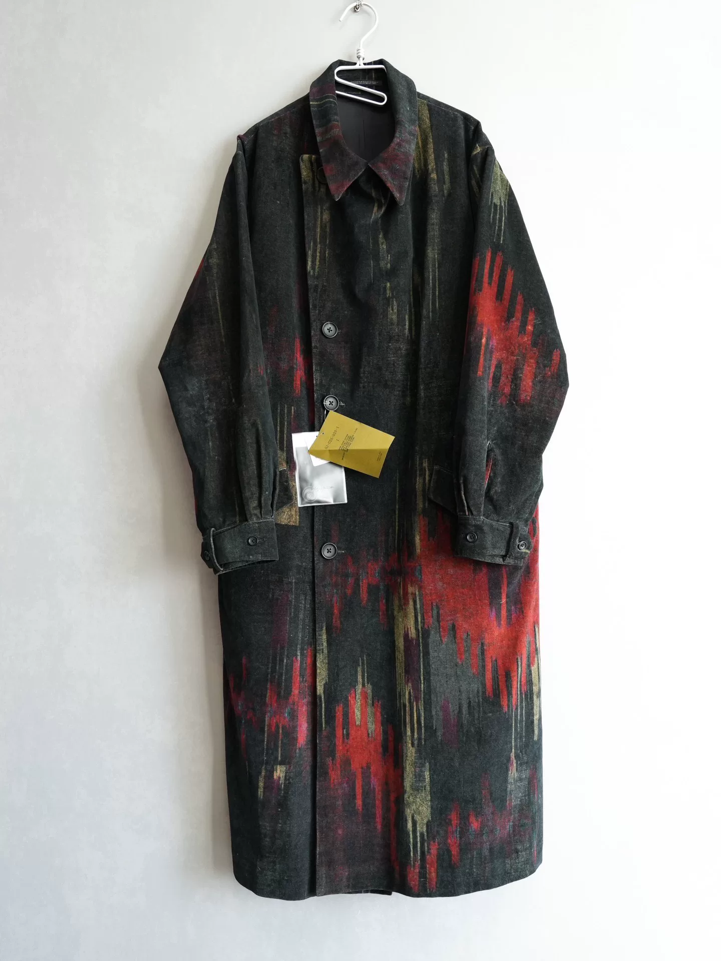 Yohji Yamamoto 23AW Velvet Coat — back