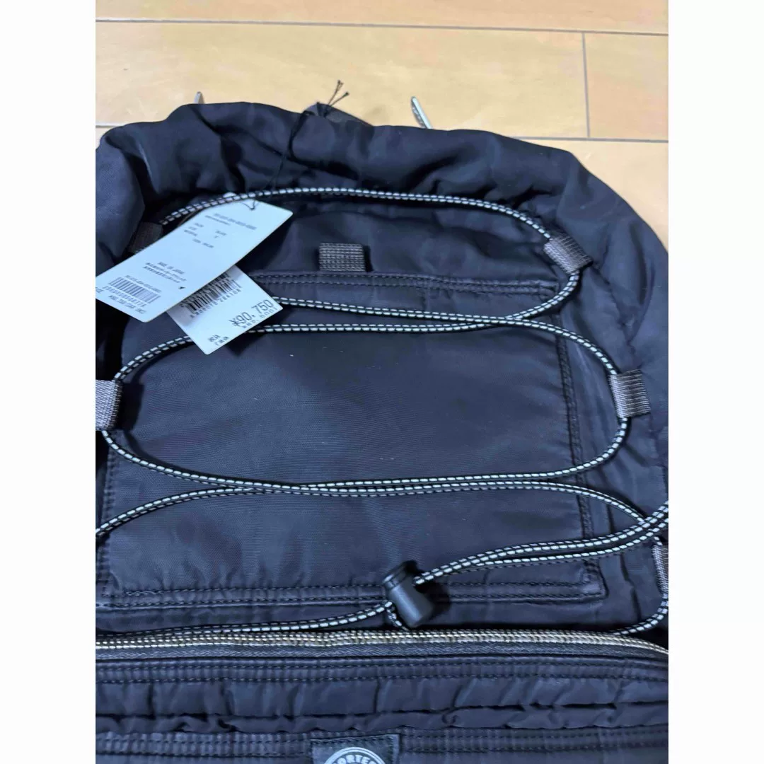 Porter Classic Super Nylon Black Backpack — back