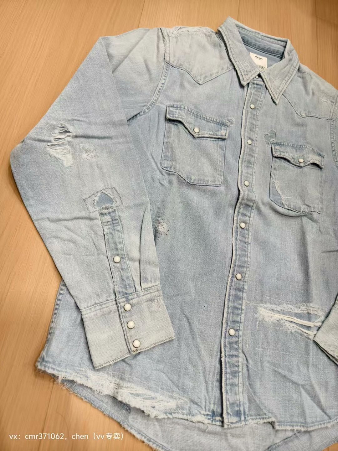 VISVIM 20SS Social Sculpture Shirt Crash — detail
