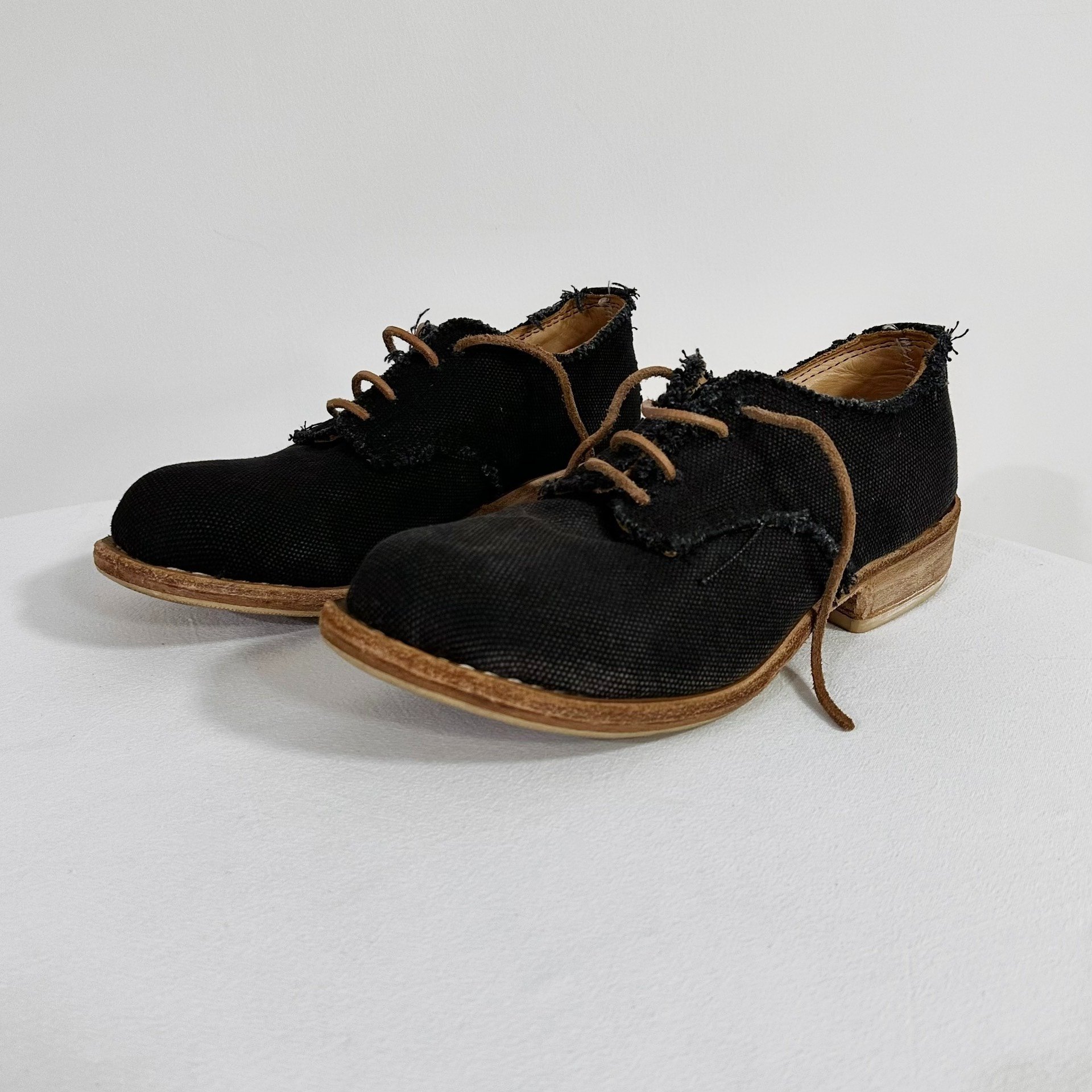 P.R.Patterson Vintage Canvas Leather Derby
