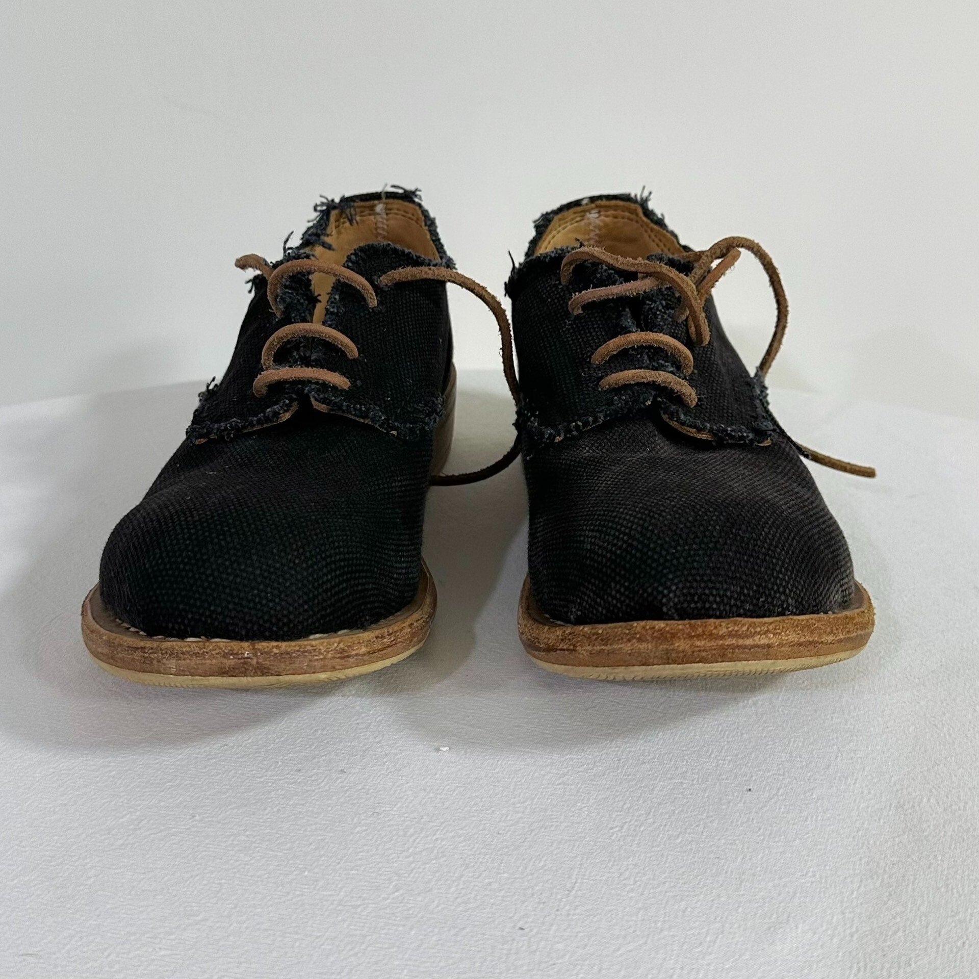 P.R.Patterson Vintage Canvas Leather Derby — front