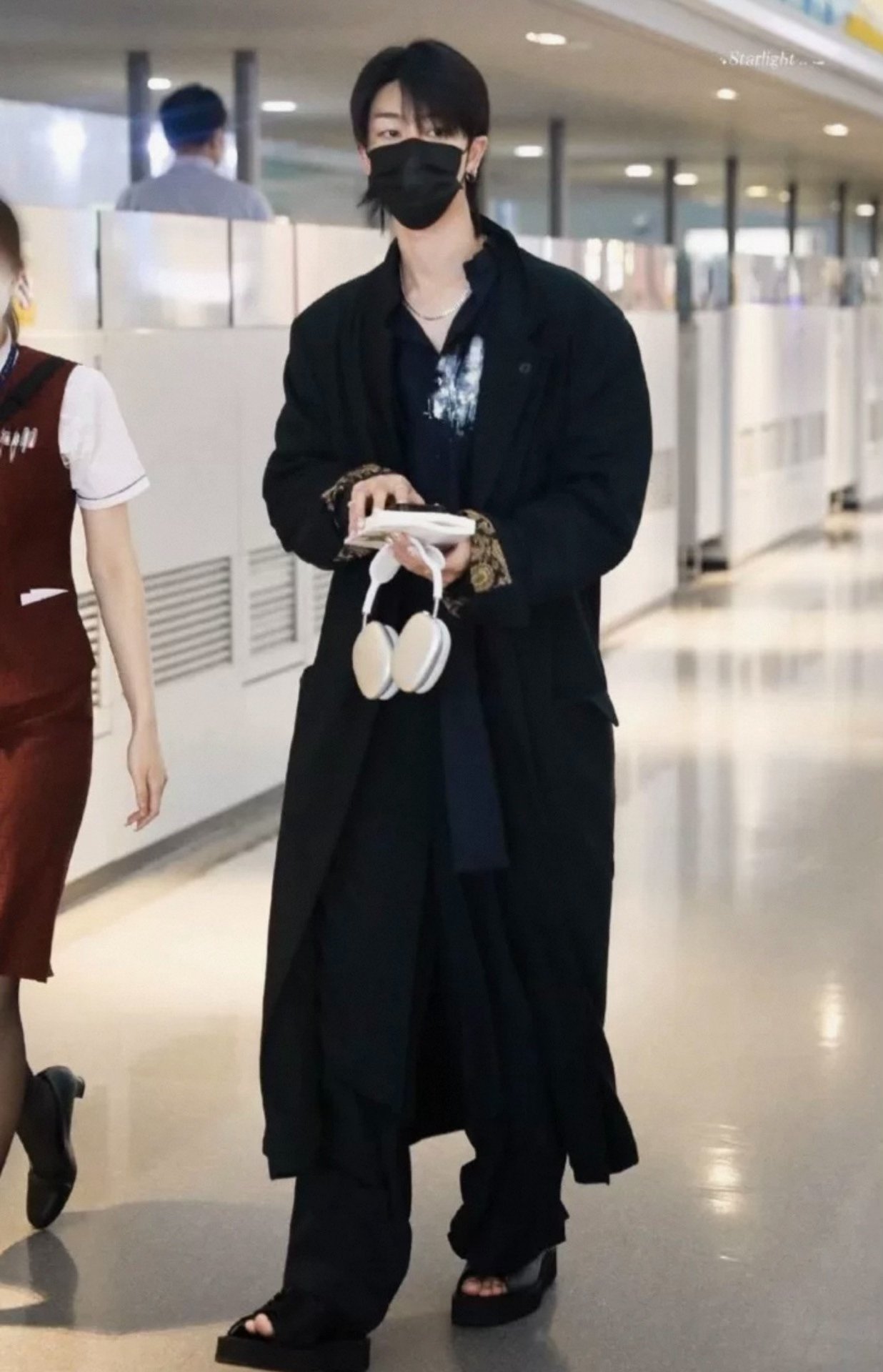 Yohji Yamamoto Indigo Paint Oversize Shirt — back