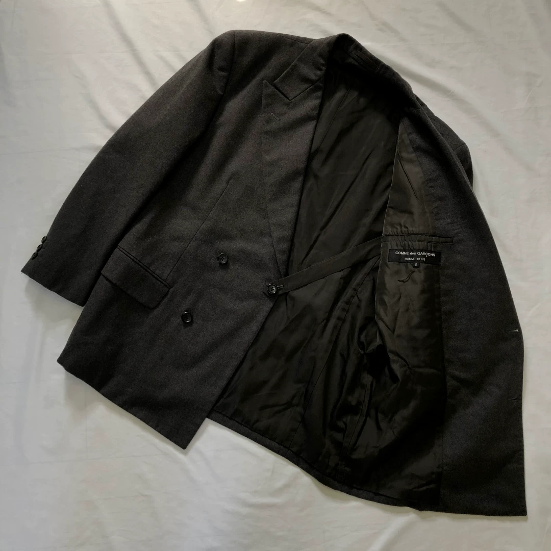Comme des Garçons 1989AW Three-Button Coat — detail