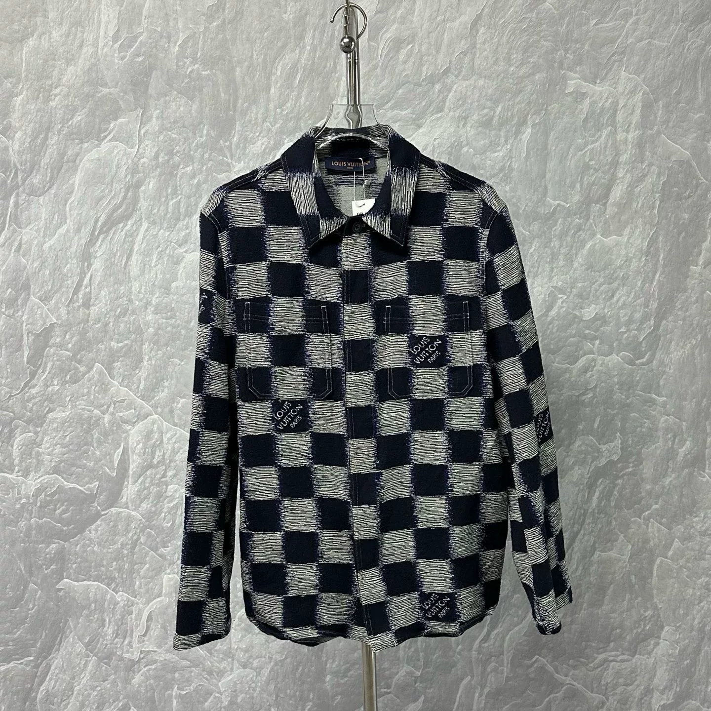 Louis Vuitton SS24 Checkerboard Long Sleeve Shirt