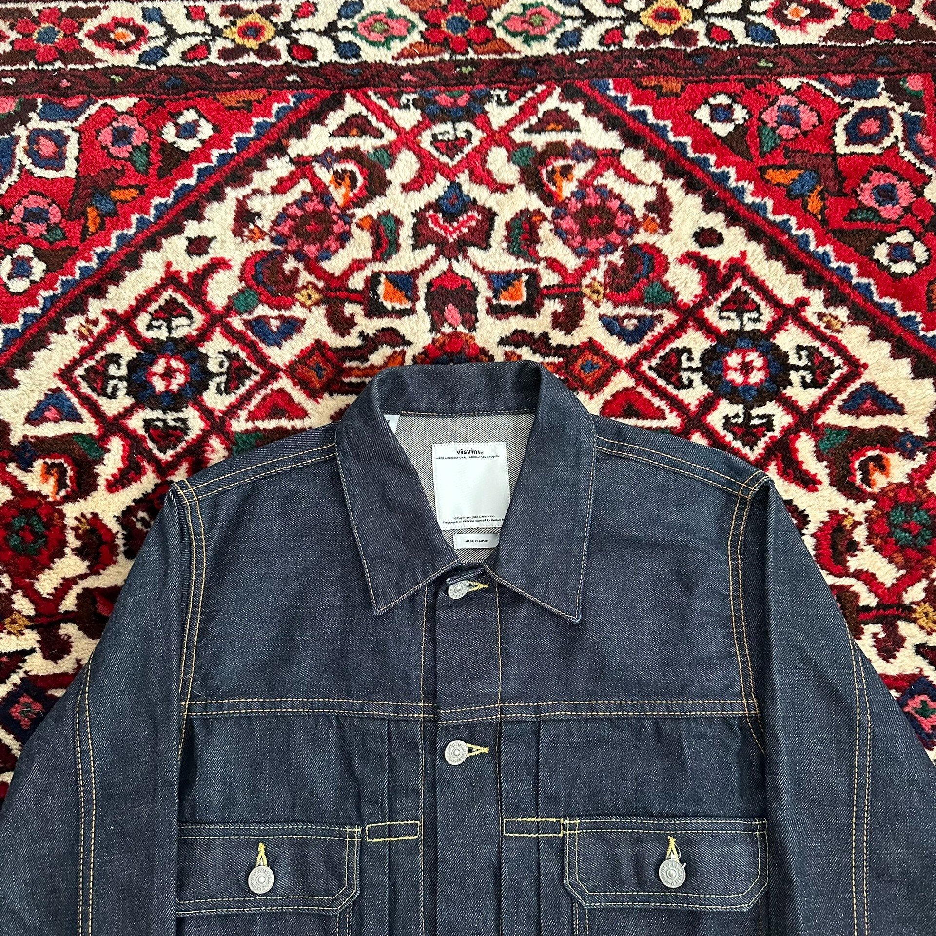 visvim 12AW 101 JKT Denim Jacket — label