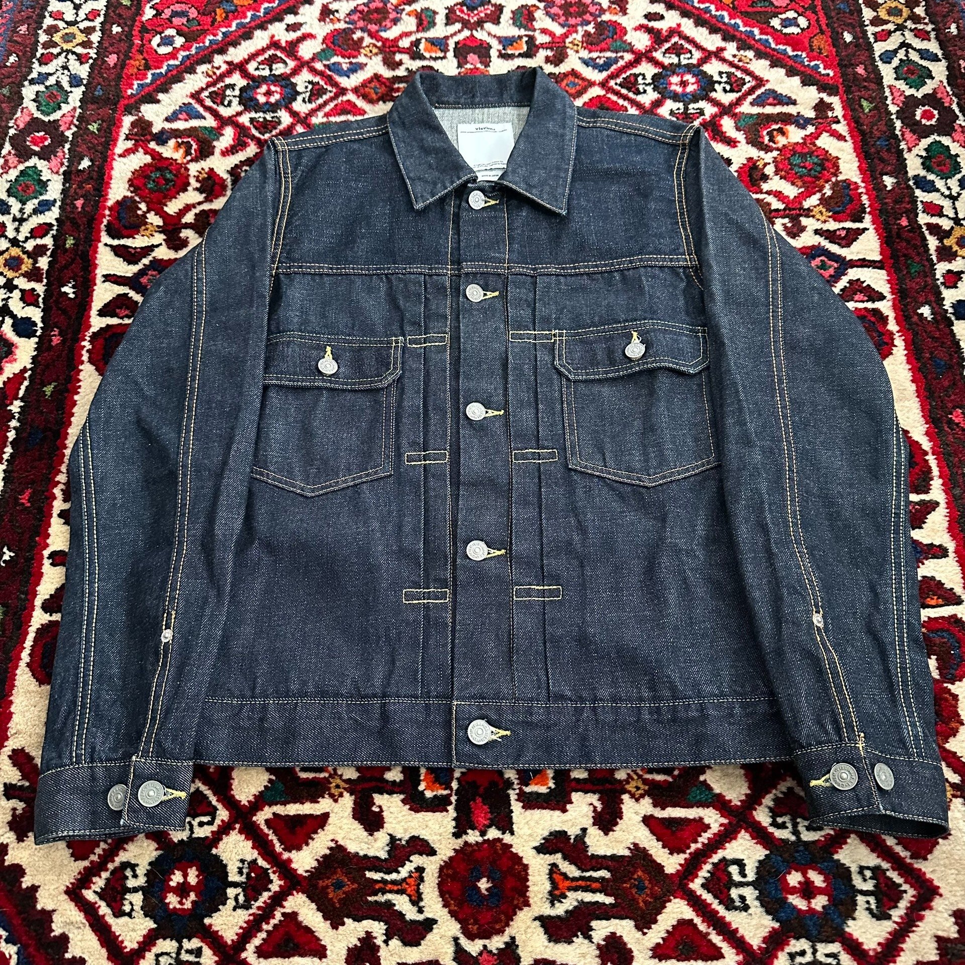 visvim 12AW 101 JKT Denim Jacket — detail