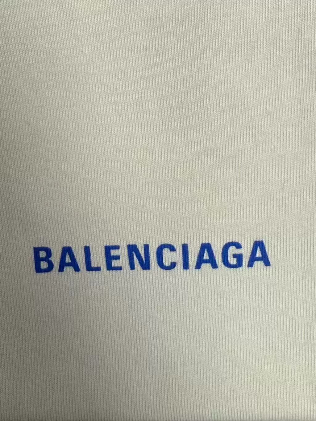 Balenciaga 'BALENCIAGA' Print Crew Neck T-Shirt — detail