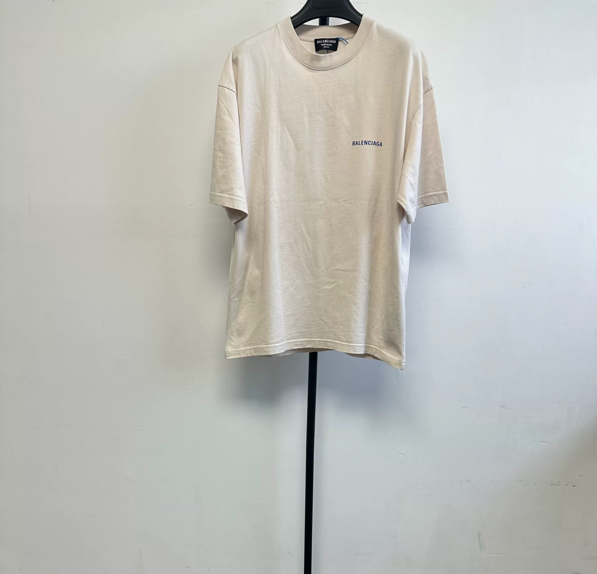 Balenciaga 'BALENCIAGA' Print Crew Neck T-Shirt
