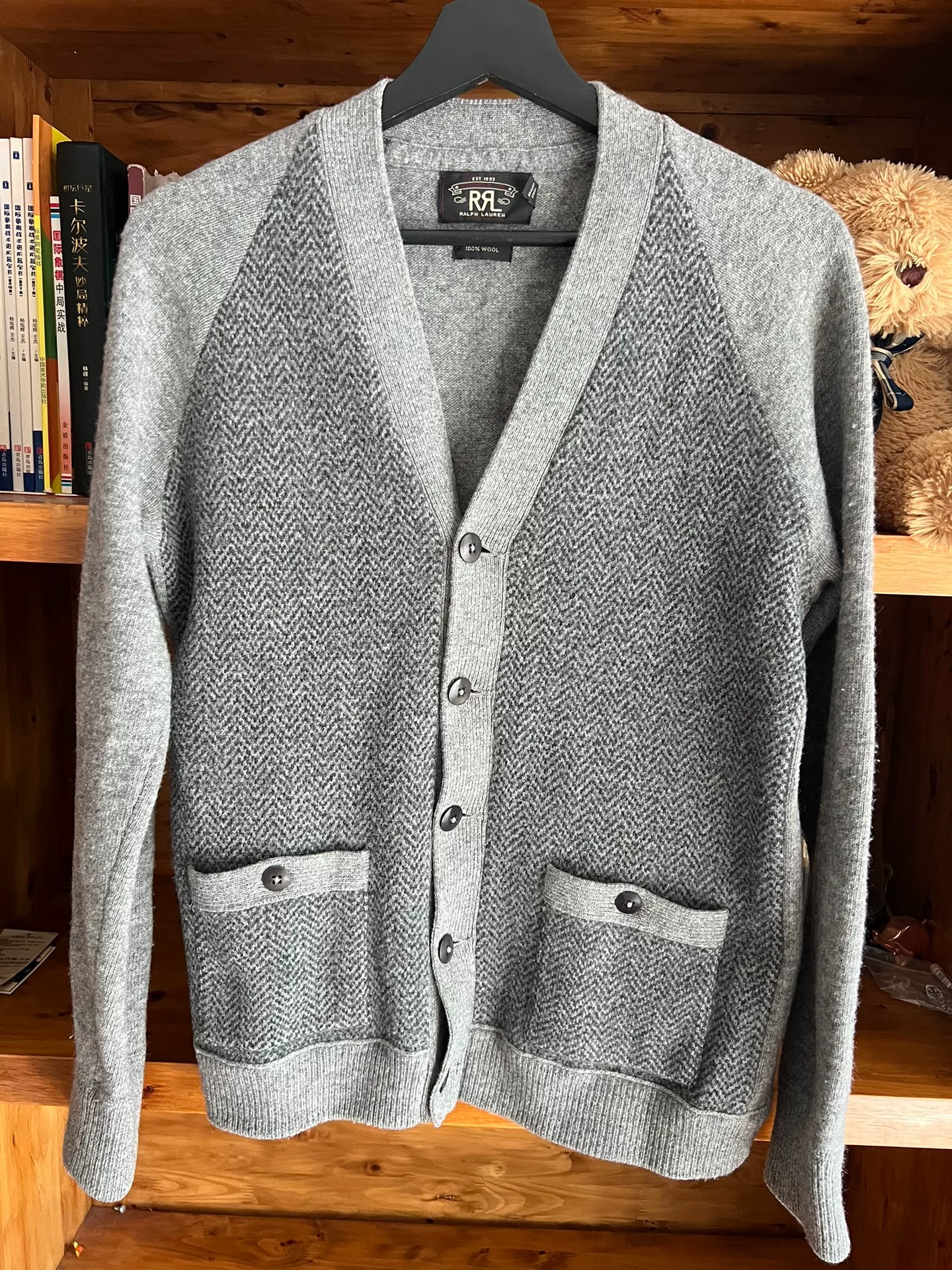 RRL Double RL Vintage Wool Cardigan
