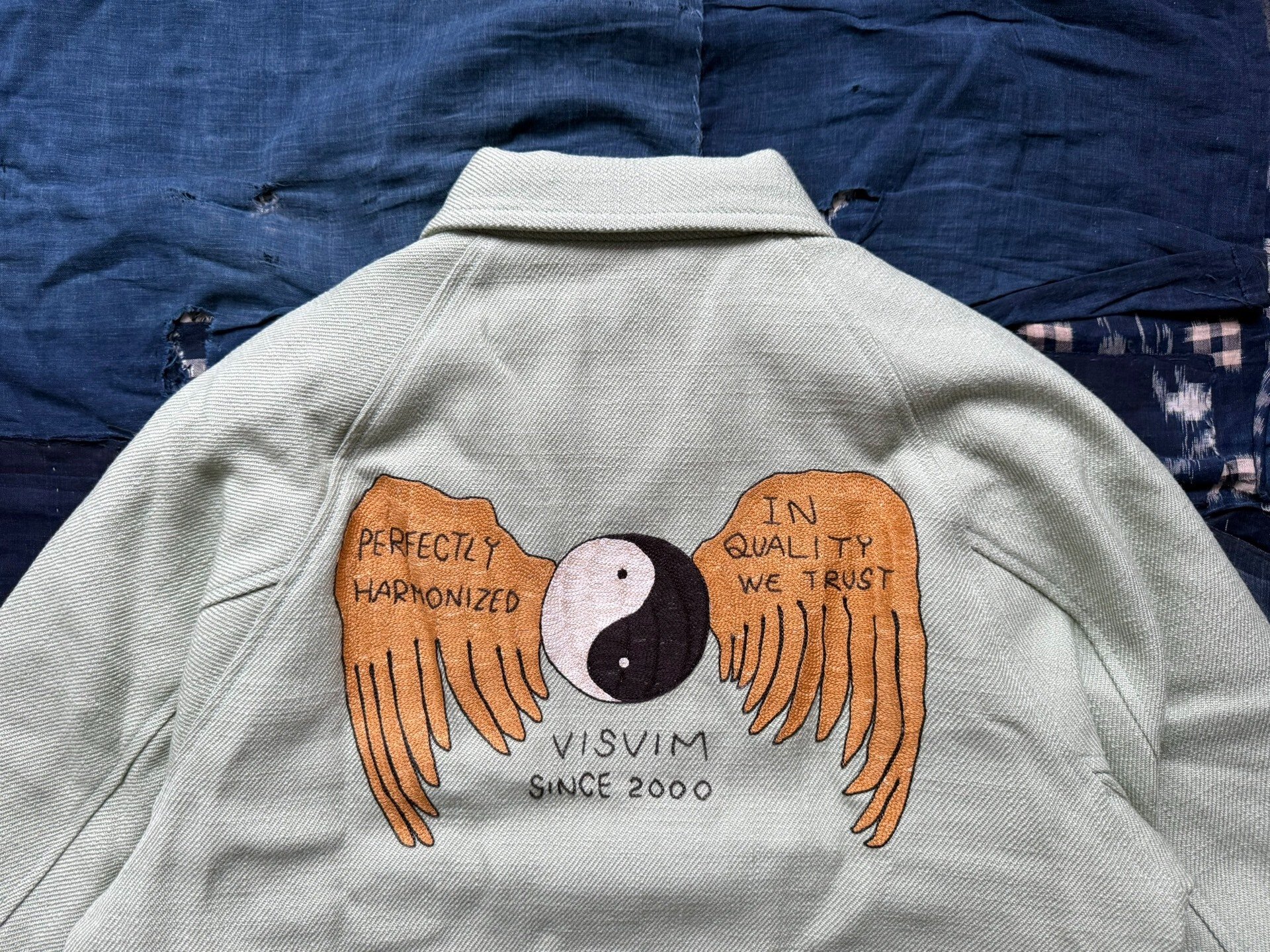 VISVIM 26SS DOUGLAS STADIUM Embroidery Jacket — back