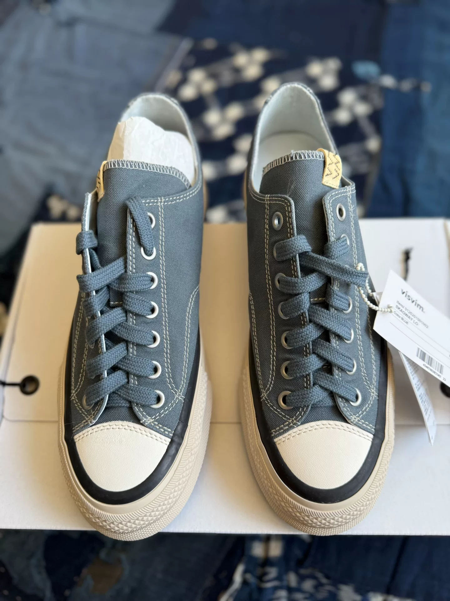 VISVIM 25AW SKAGWAY LO Low-Top Sneakers — label