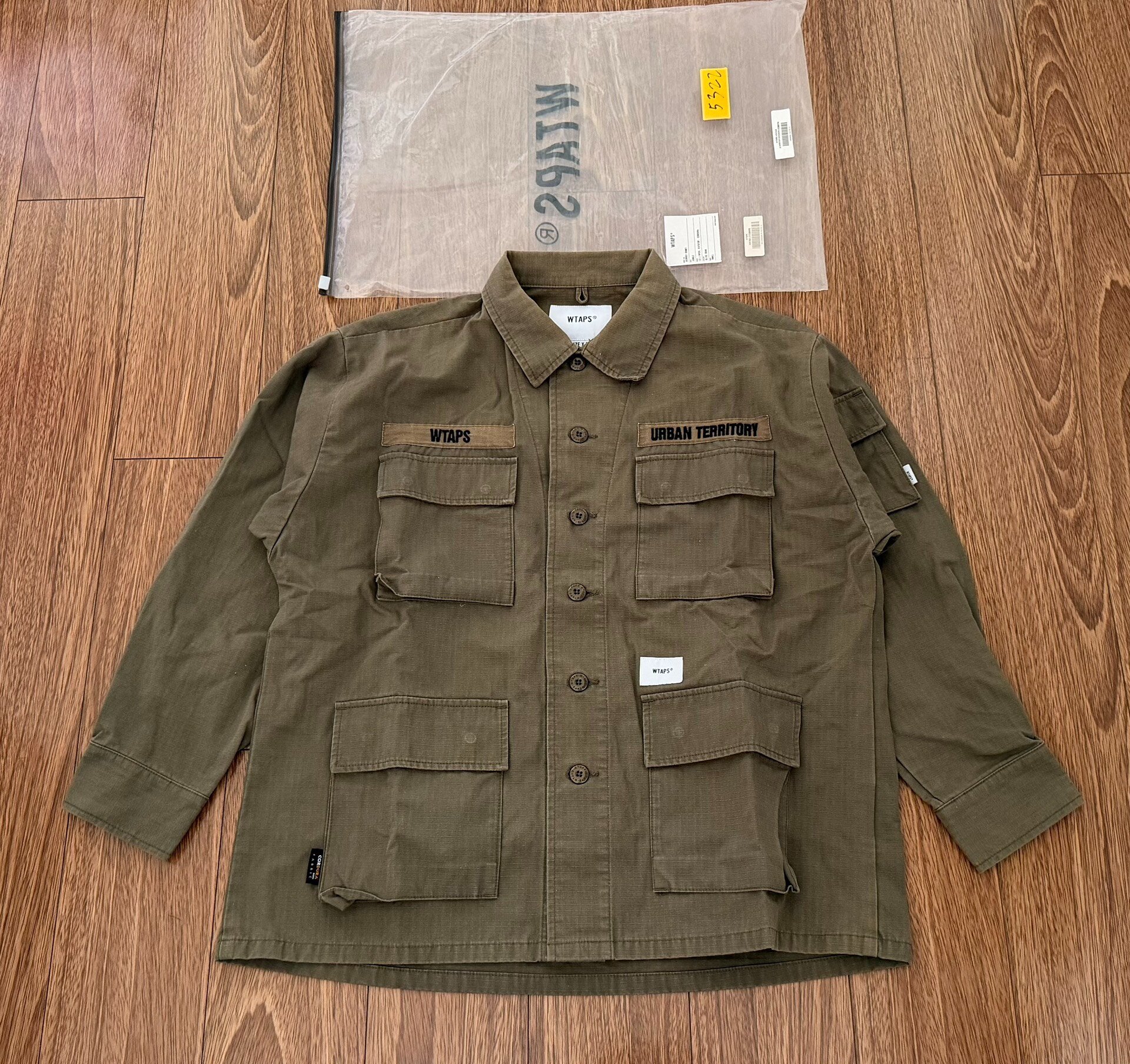 WTAPS JUNGLE LS NYCO.CORDURA Four-Pocket Shirt