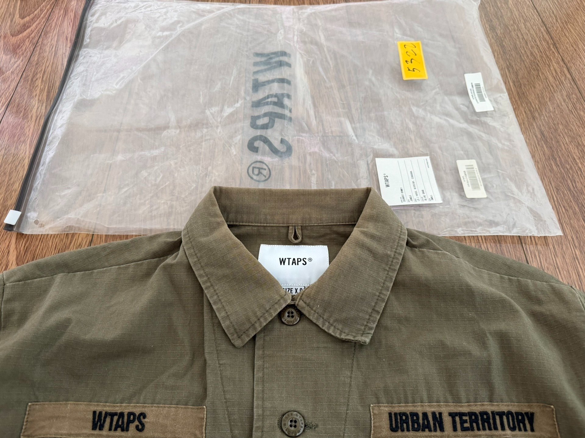 WTAPS JUNGLE LS NYCO.CORDURA Four-Pocket Shirt — detail
