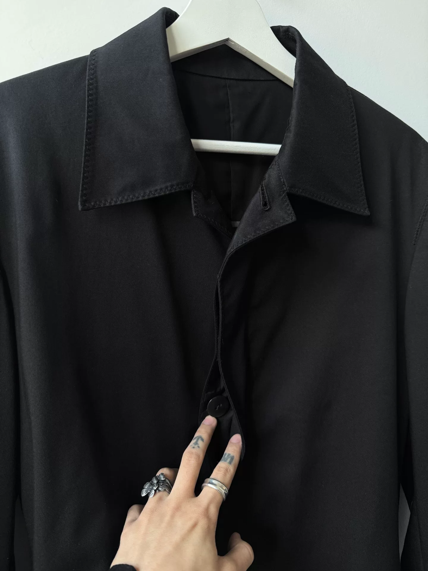 Jean Paul Gaultier Long Trench Coat — back