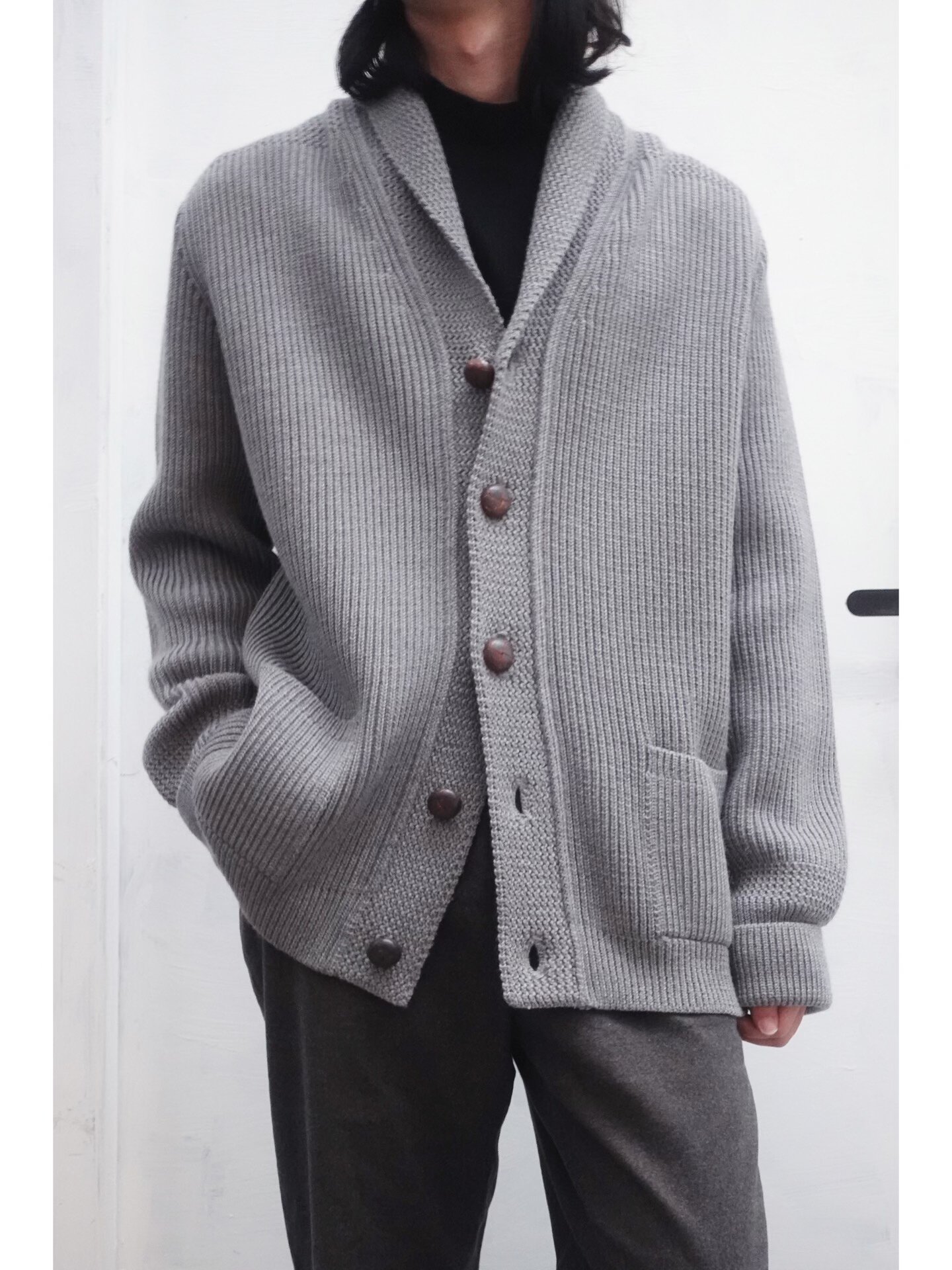 Maison Martin Margiela AW2002 Shawl Collar Sweater
