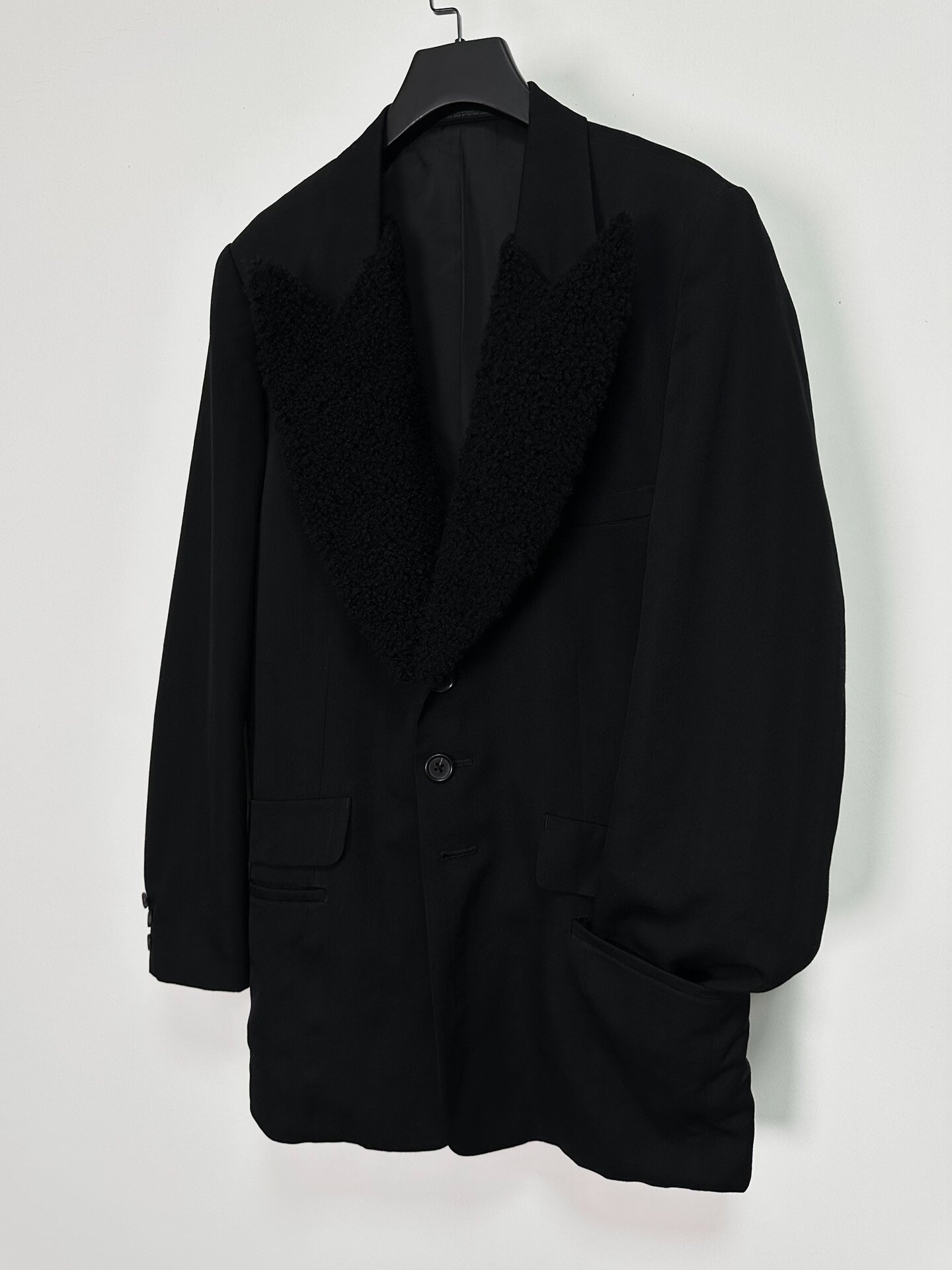 Yohji Yamamoto 1993AW Fur Runway Coat — front