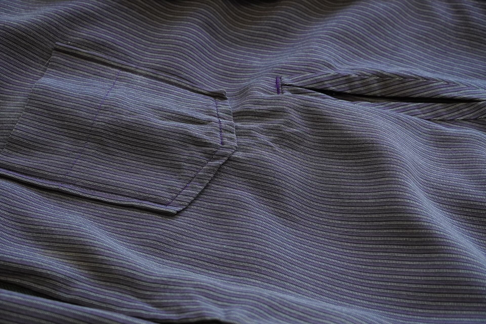 Yohji Yamamoto 96SS Striped Zip Jacket — label
