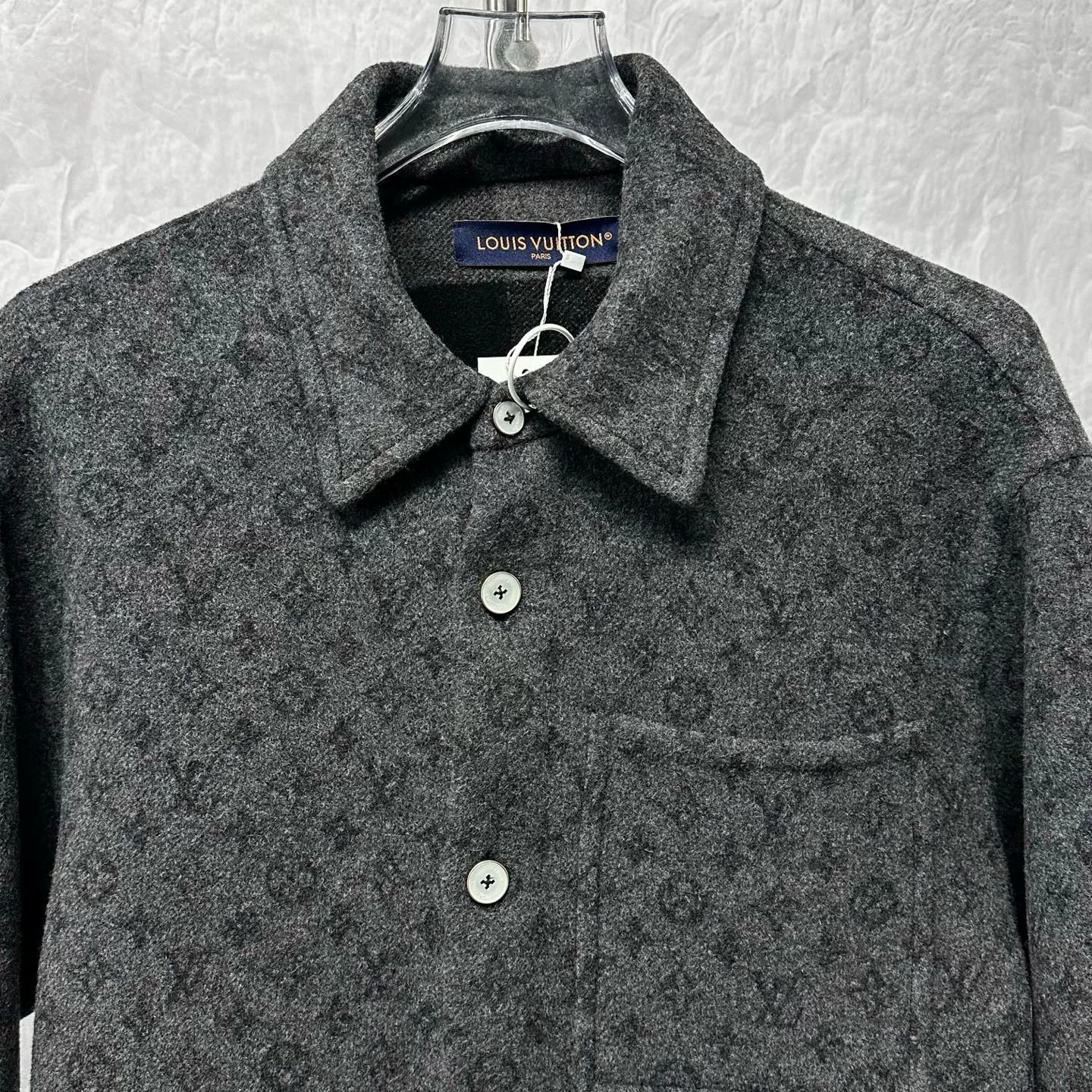 Louis Vuitton SS26 Monogram Wool Jacket — front