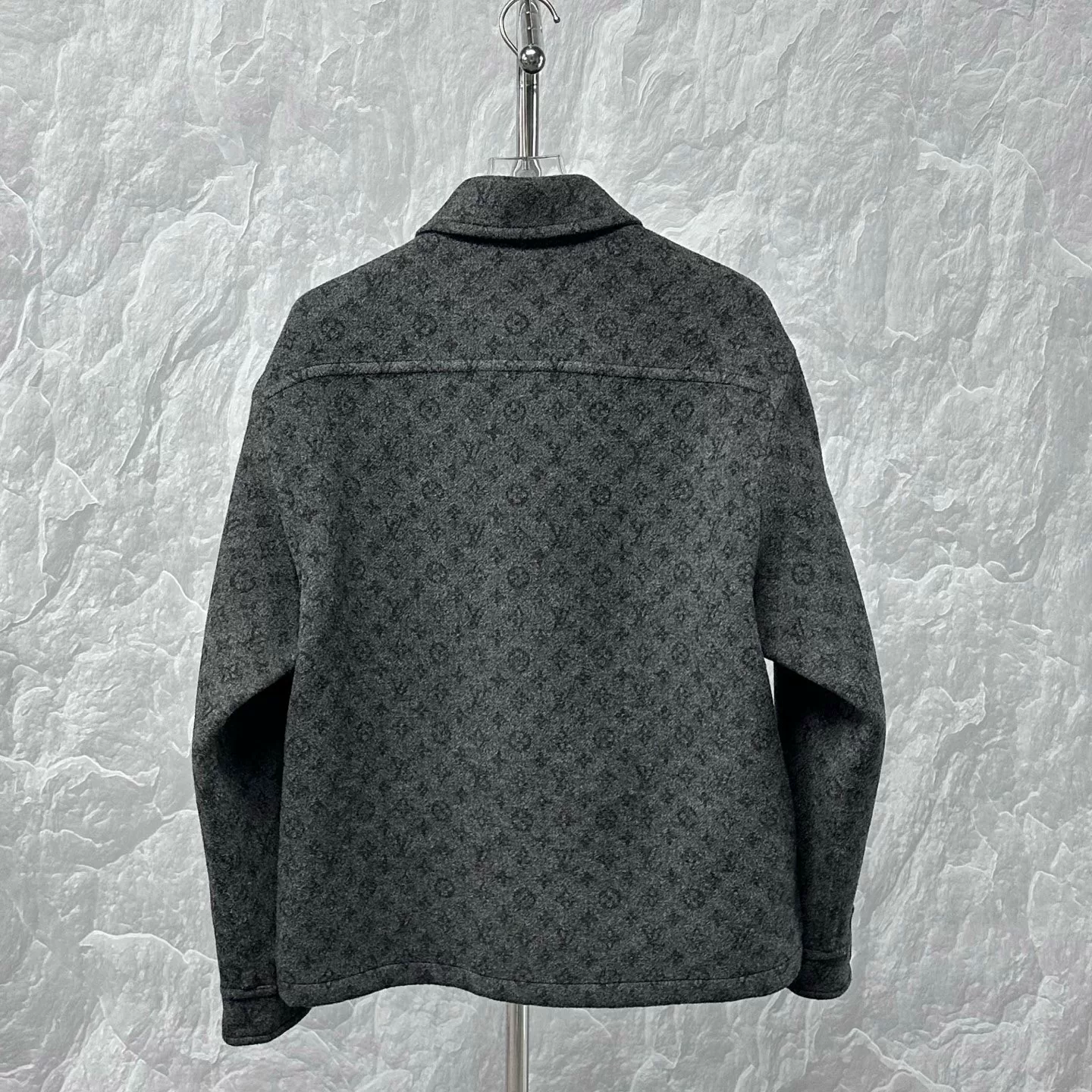 Louis Vuitton SS26 Monogram Wool Jacket — back