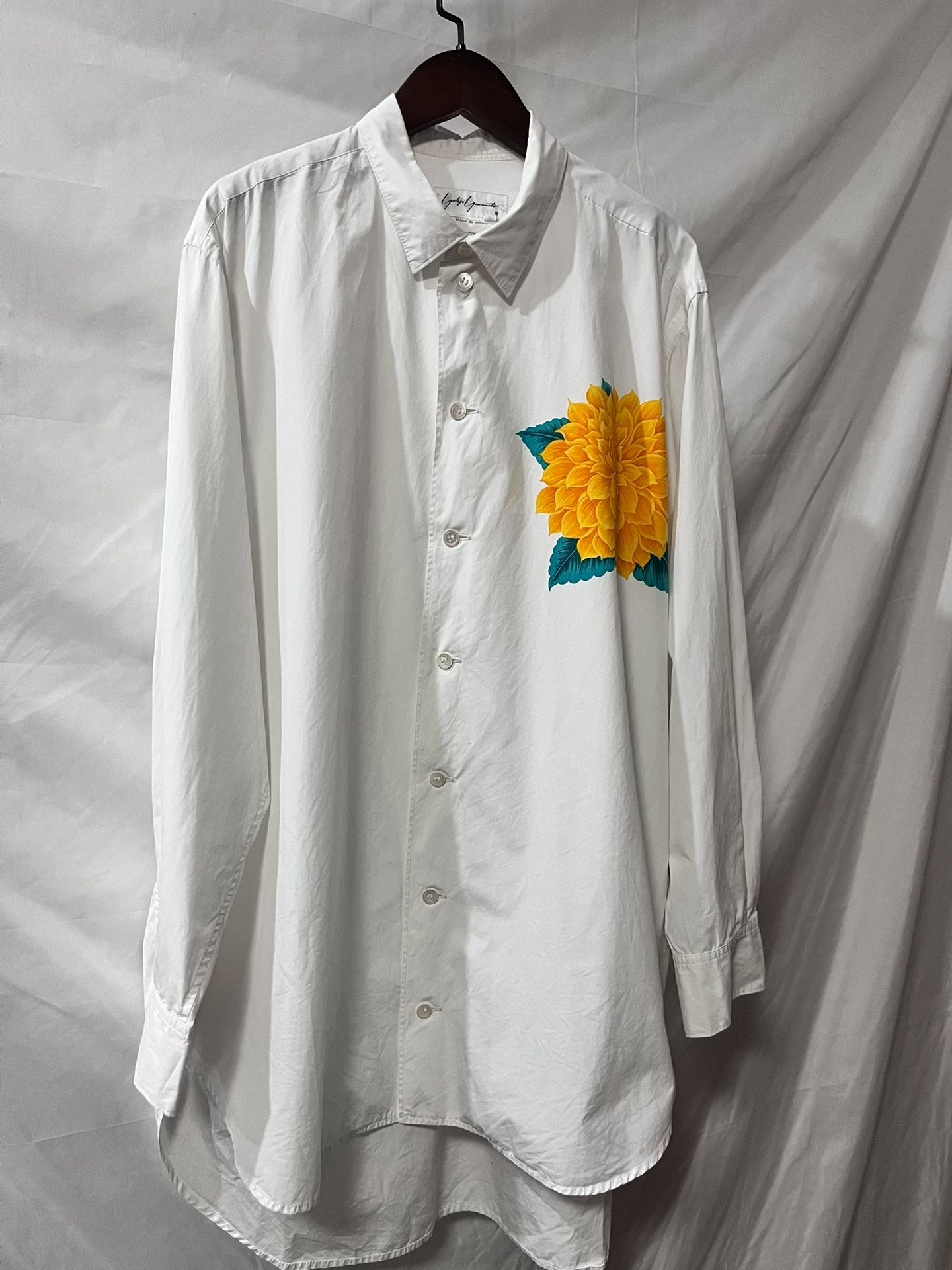 Yohji Yamamoto 87ss White Dahlia Shirt