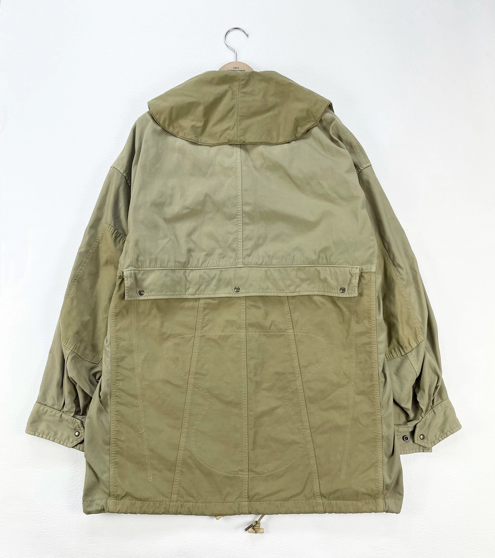 VISVIM Mud-Dyed Paratrooper Coat — front