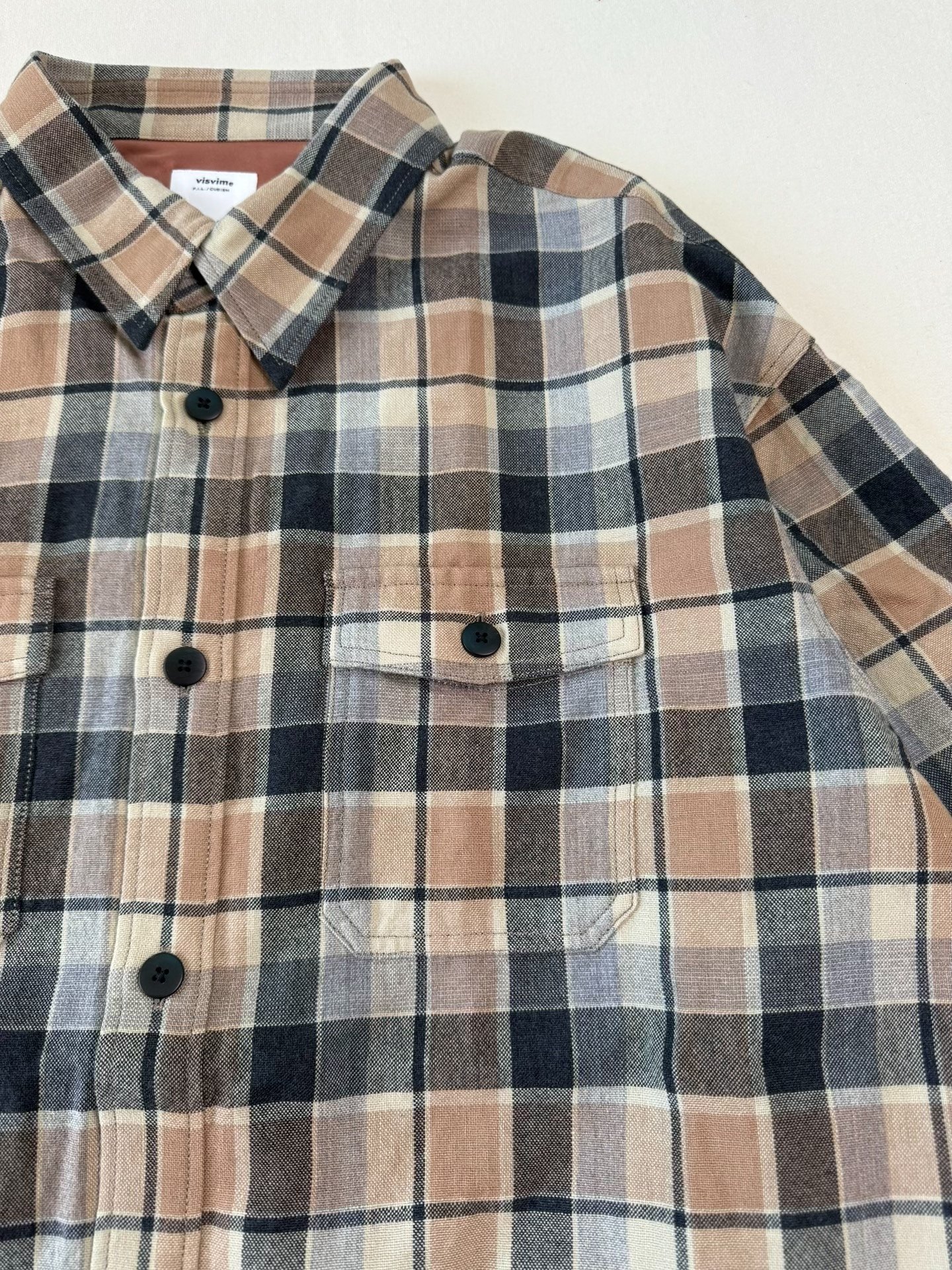 VISVIM 25ss Lumber Check L/S Shirt — detail