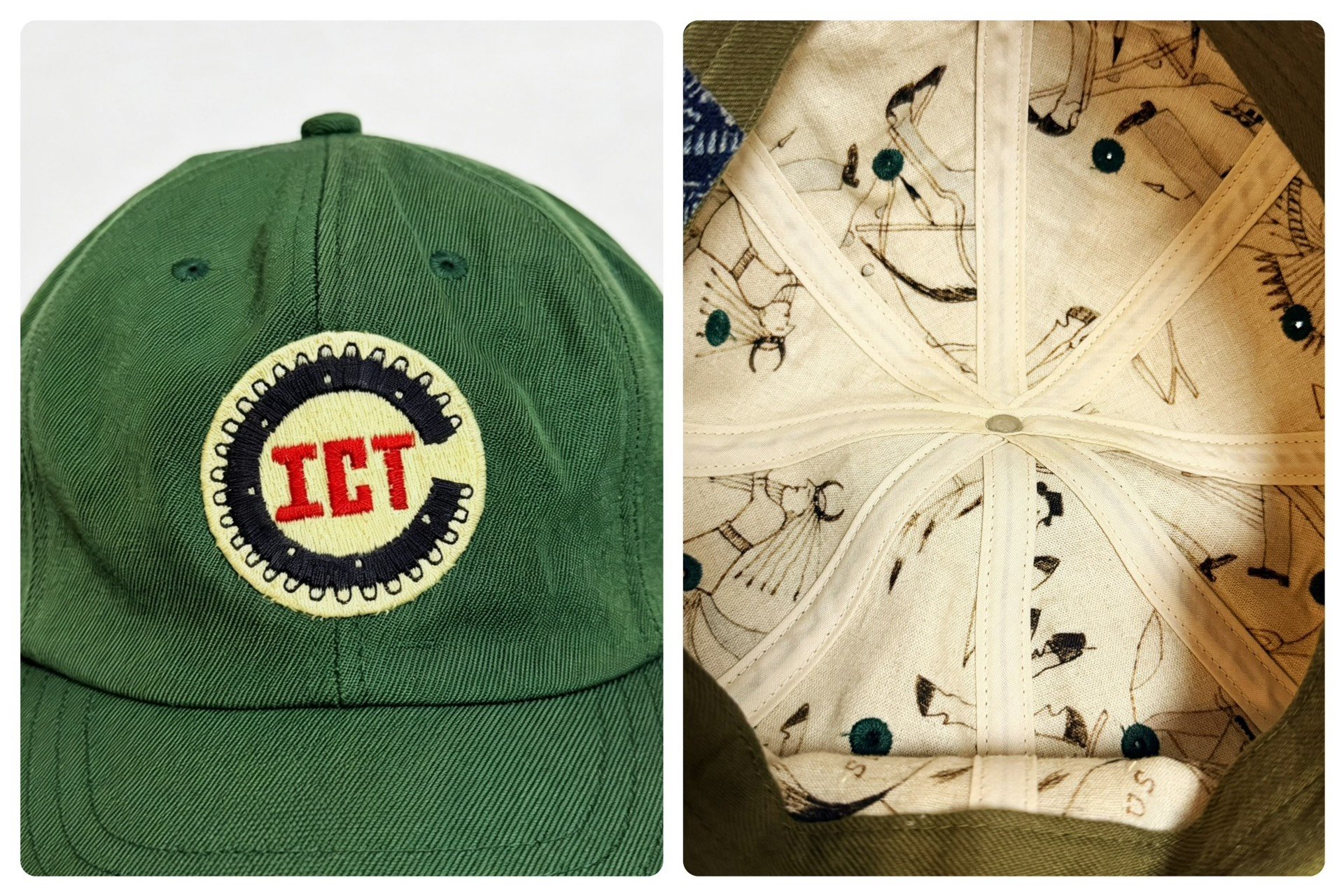 VISVIM 24ss ICT EXCELSIOR II CAP — label