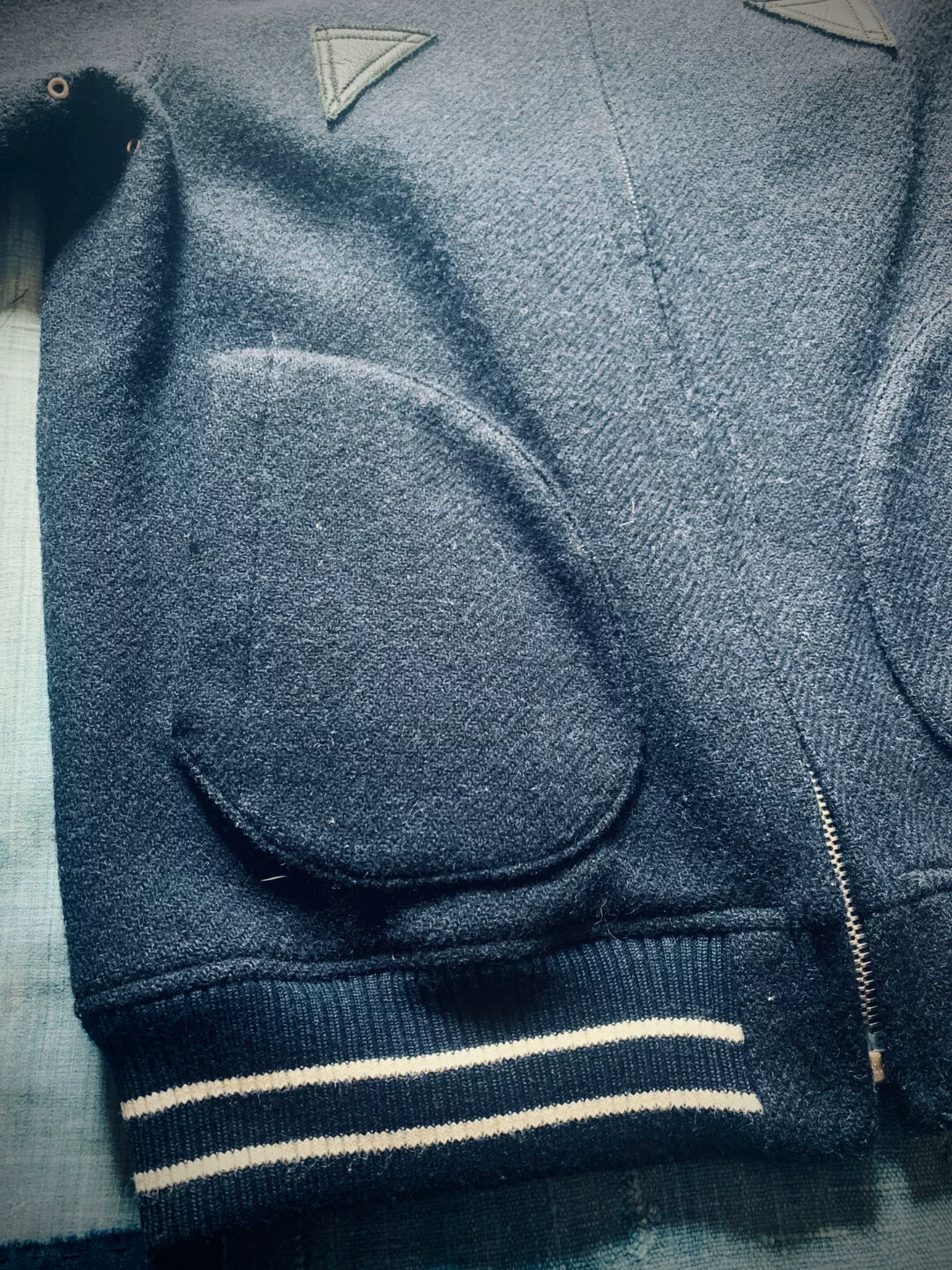 Visvim 2007 Mechanics Harris Tweed Jacket — label