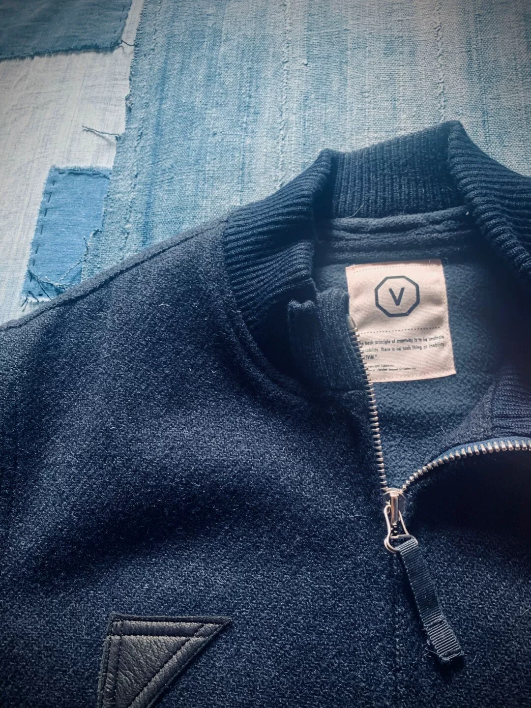 Visvim 2007 Mechanics Harris Tweed Jacket — detail