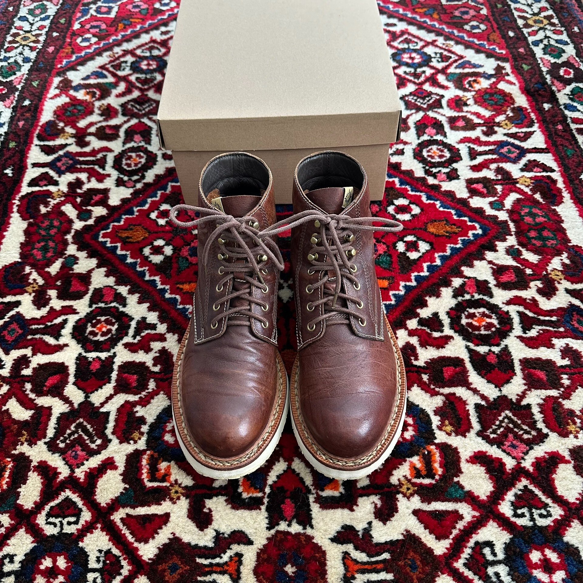visvim 12aw Virgil Double Stitch Boots