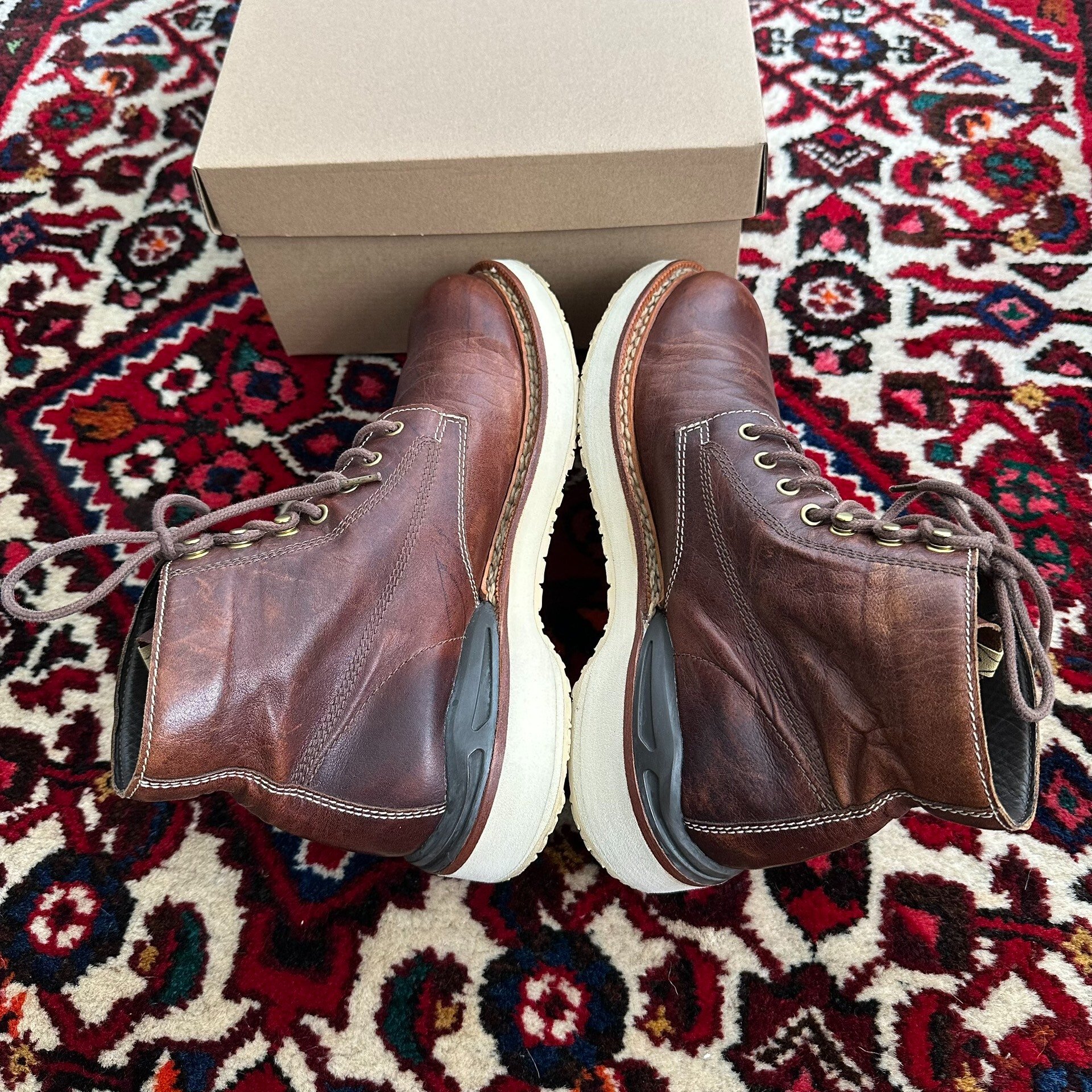 visvim 12aw Virgil Double Stitch Boots — label