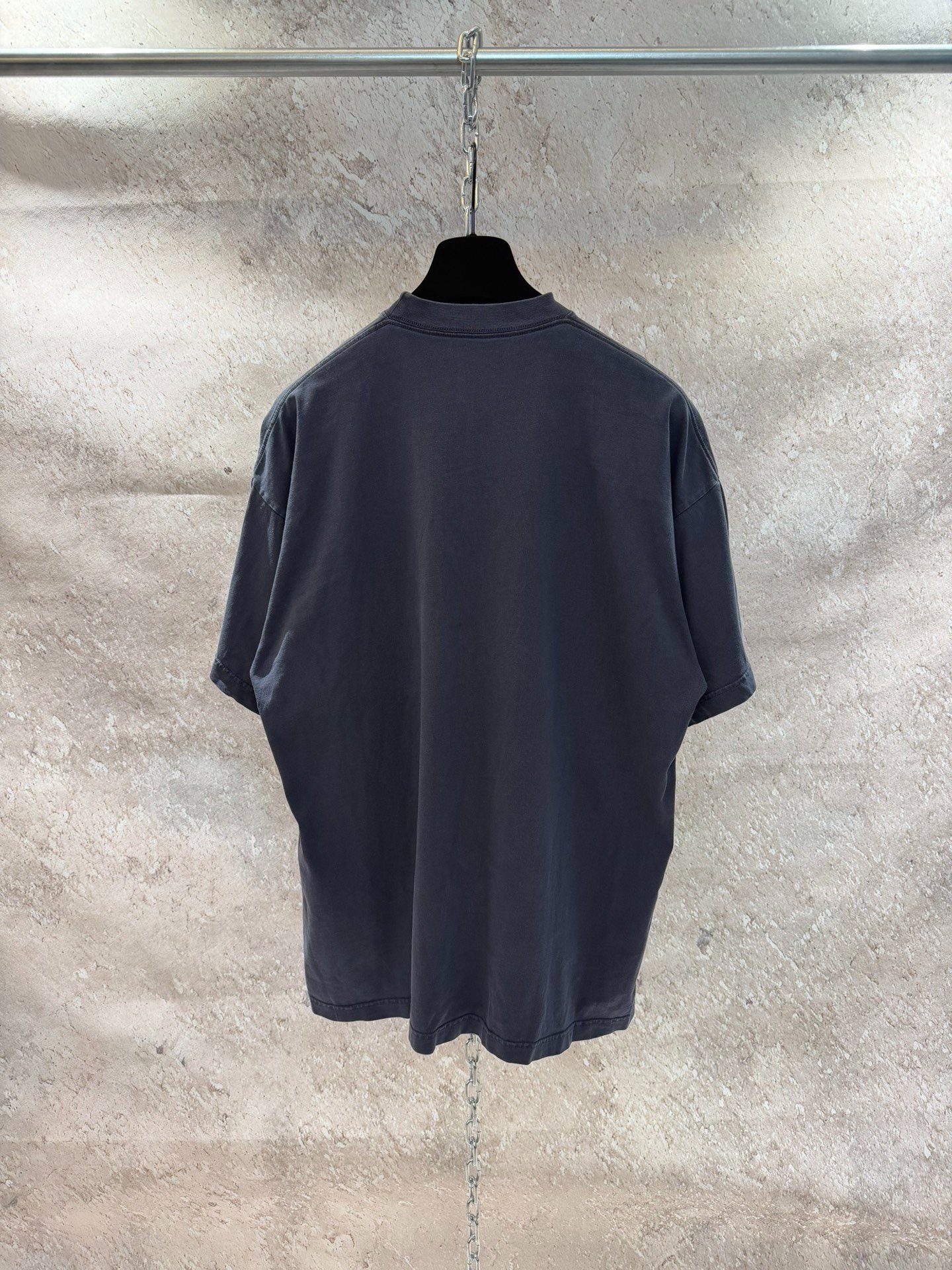 Balenciaga Crest Logo Short-Sleeve T-Shirt — back