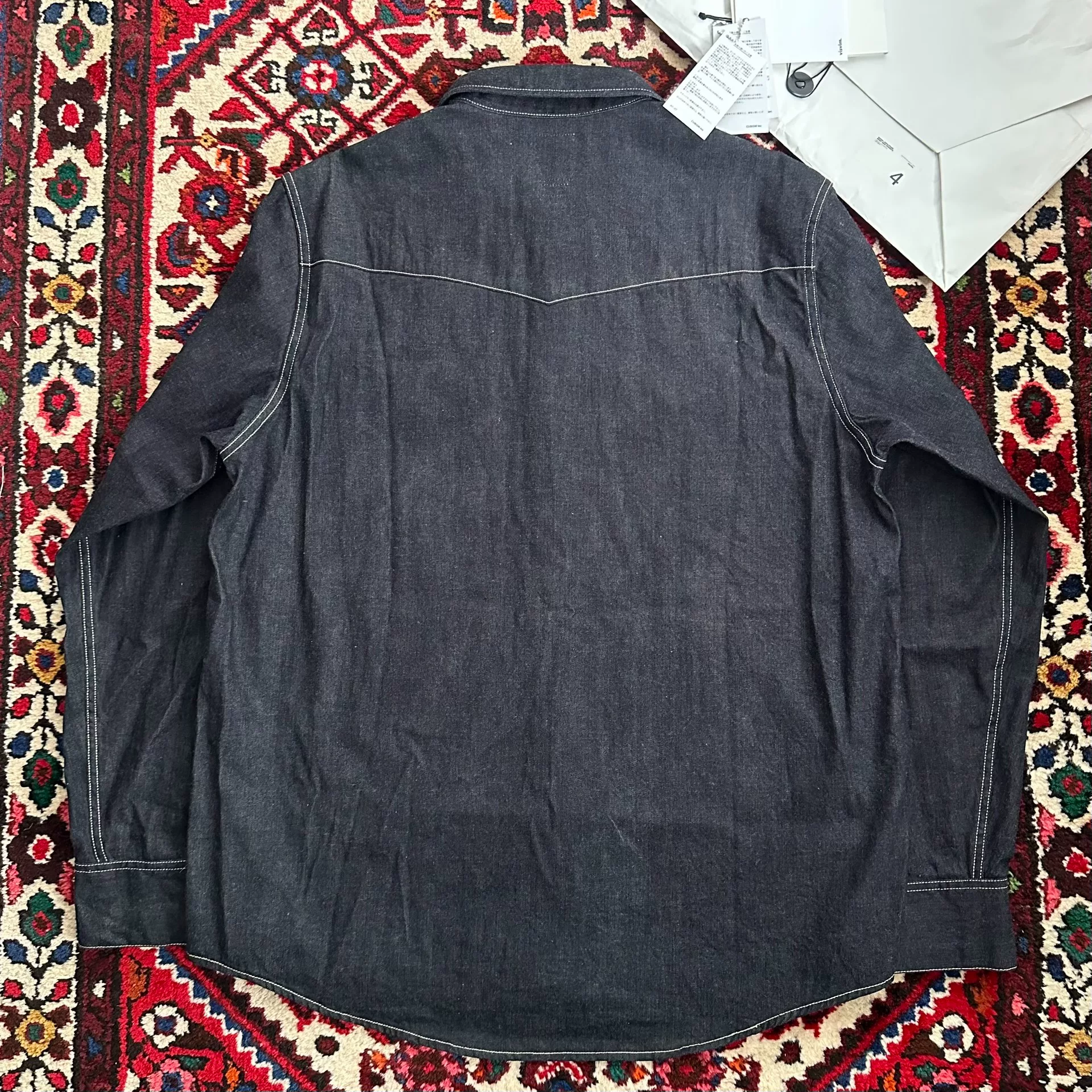 Visvim 23SS Mud Overdye Shirt 4 — detail