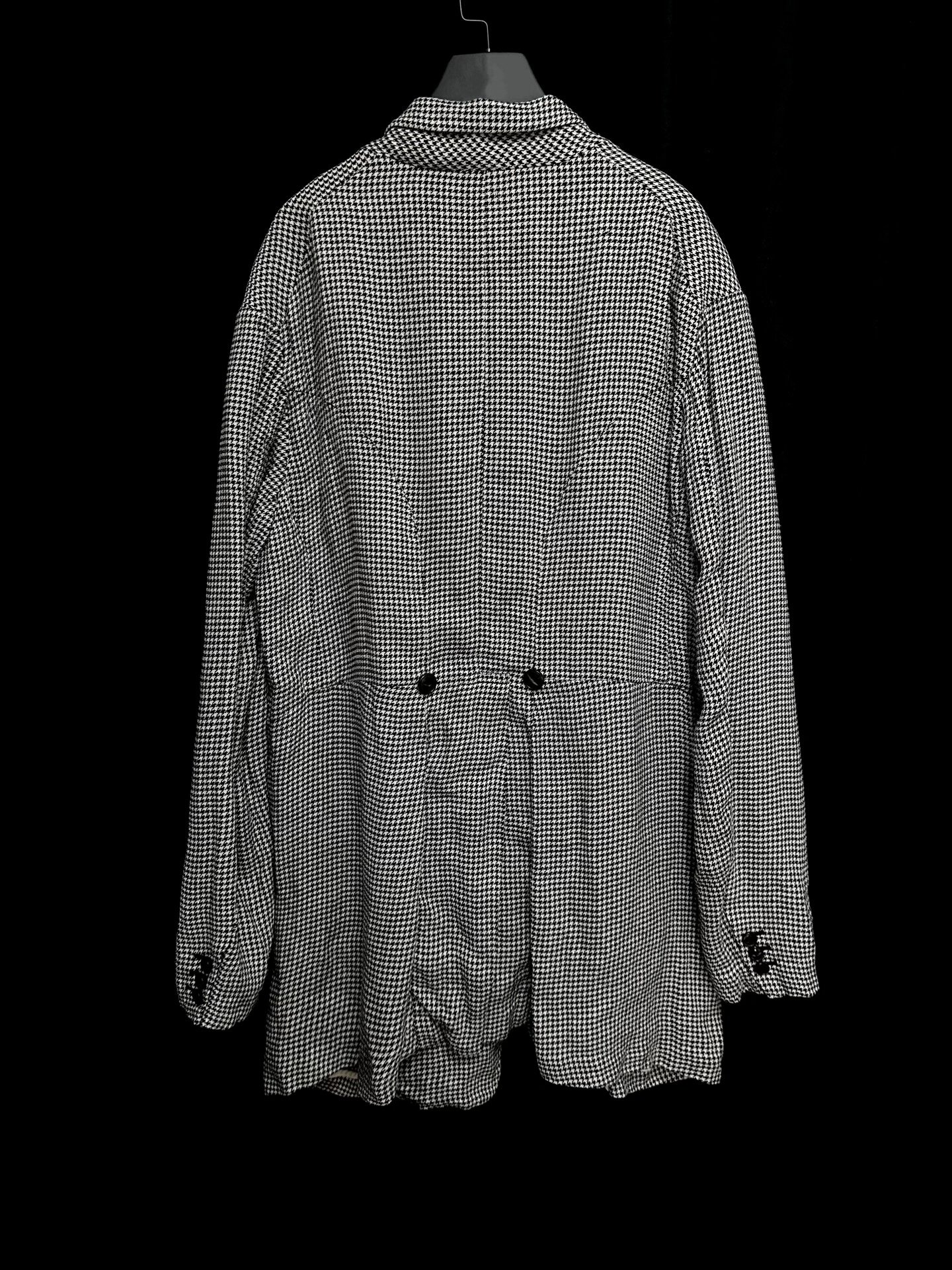 Arts & Sciences Silk Linen Houndstooth Jacket — front