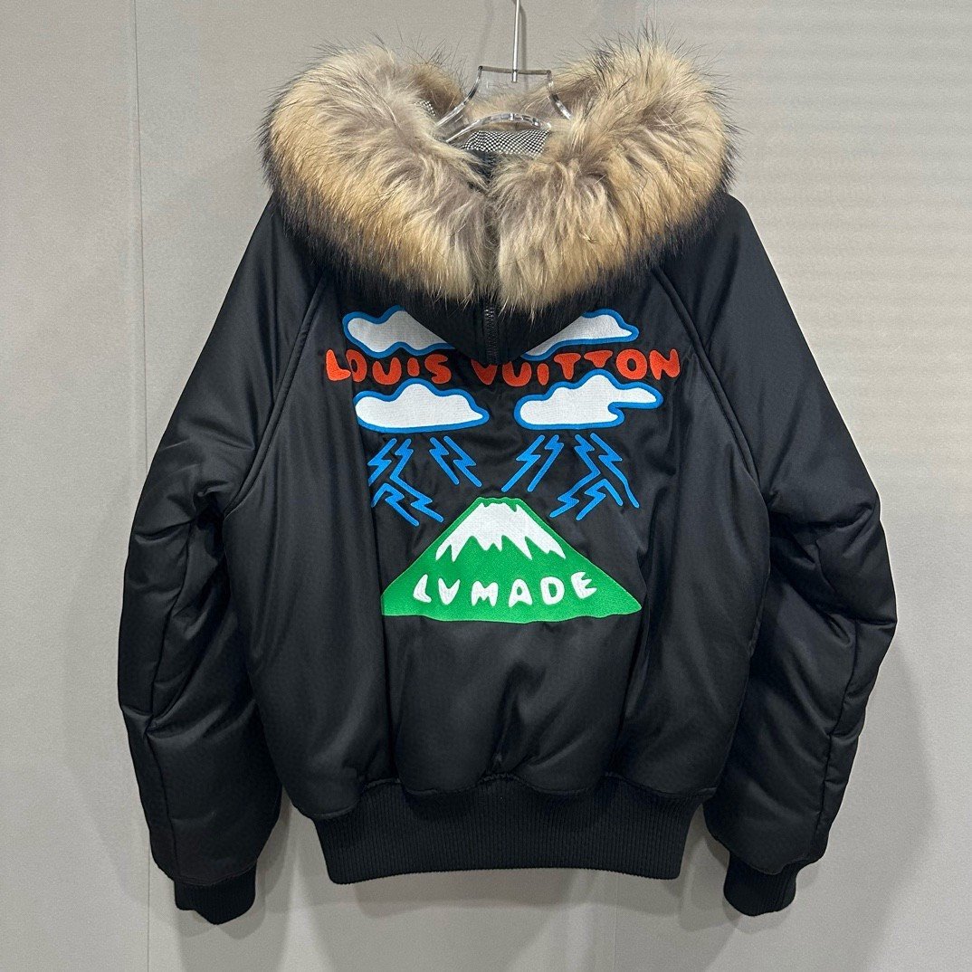 Louis Vuitton Snow Mountain Padded Jacket — back