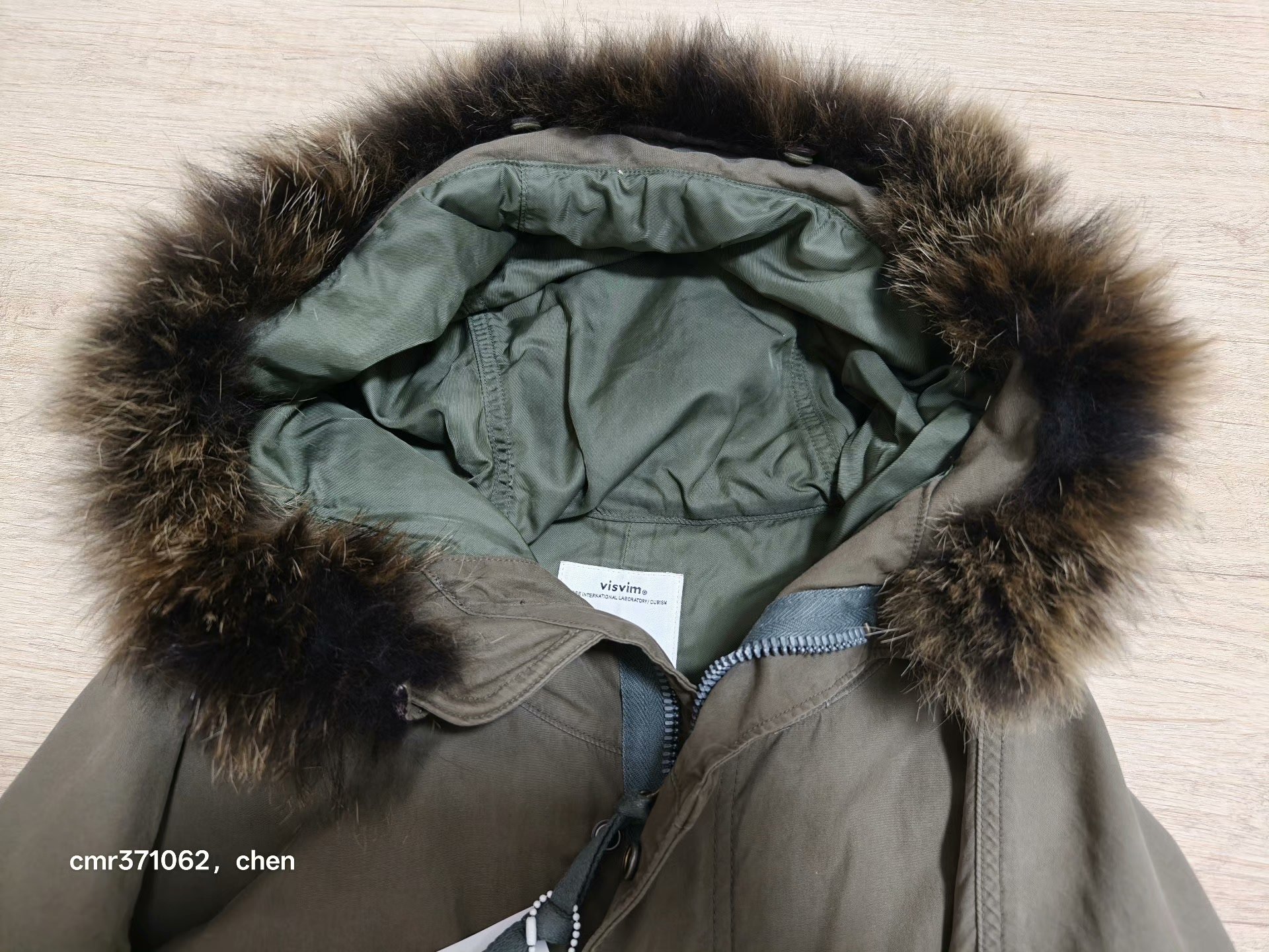 VISVIM 24AW SIX FIVE FISHTAIL PARKA — detail