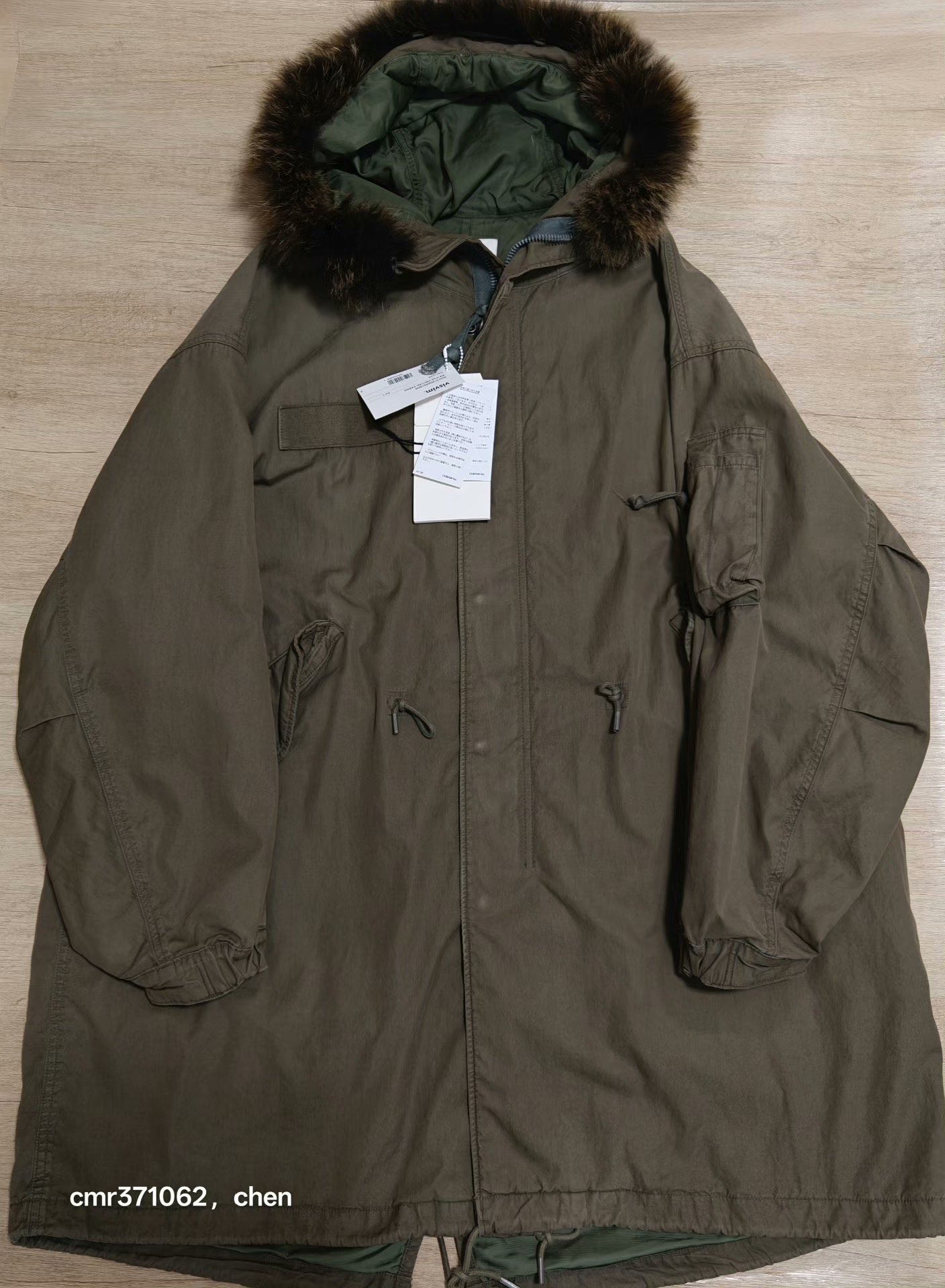 VISVIM 24AW SIX FIVE FISHTAIL PARKA