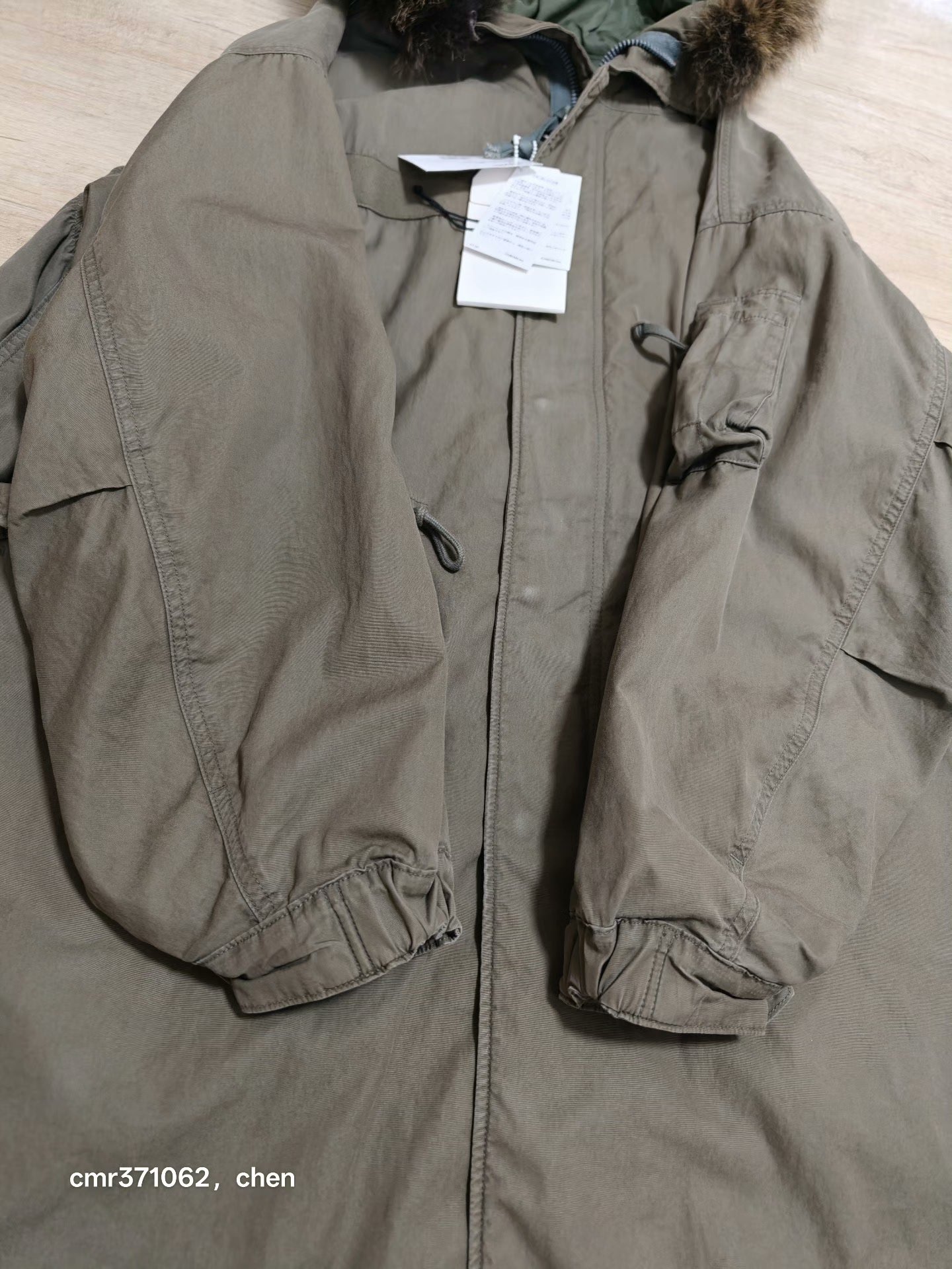 VISVIM 24AW SIX FIVE FISHTAIL PARKA — front