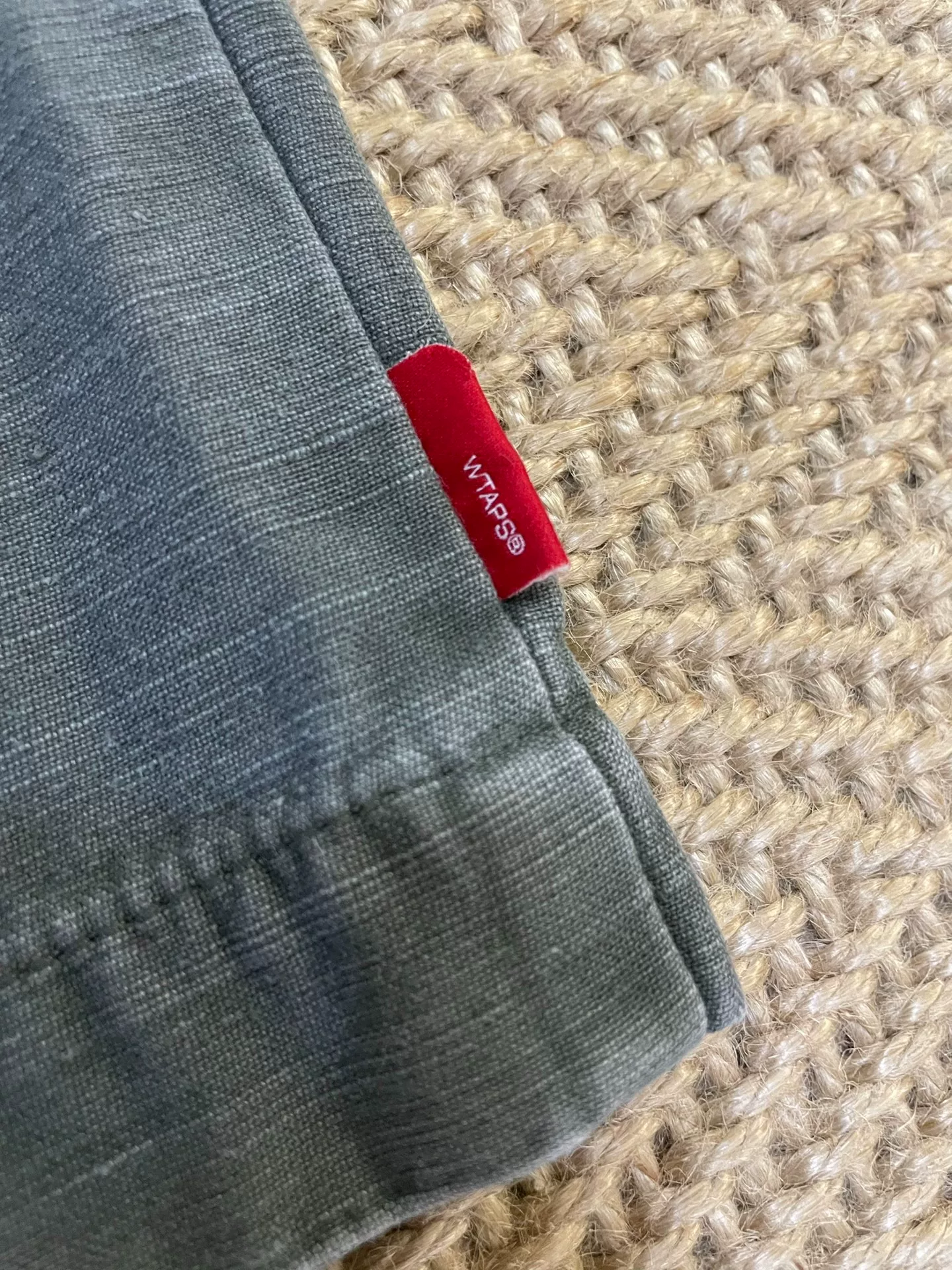 WTAPS 2009 1ST BUDS Washed Shorts — label