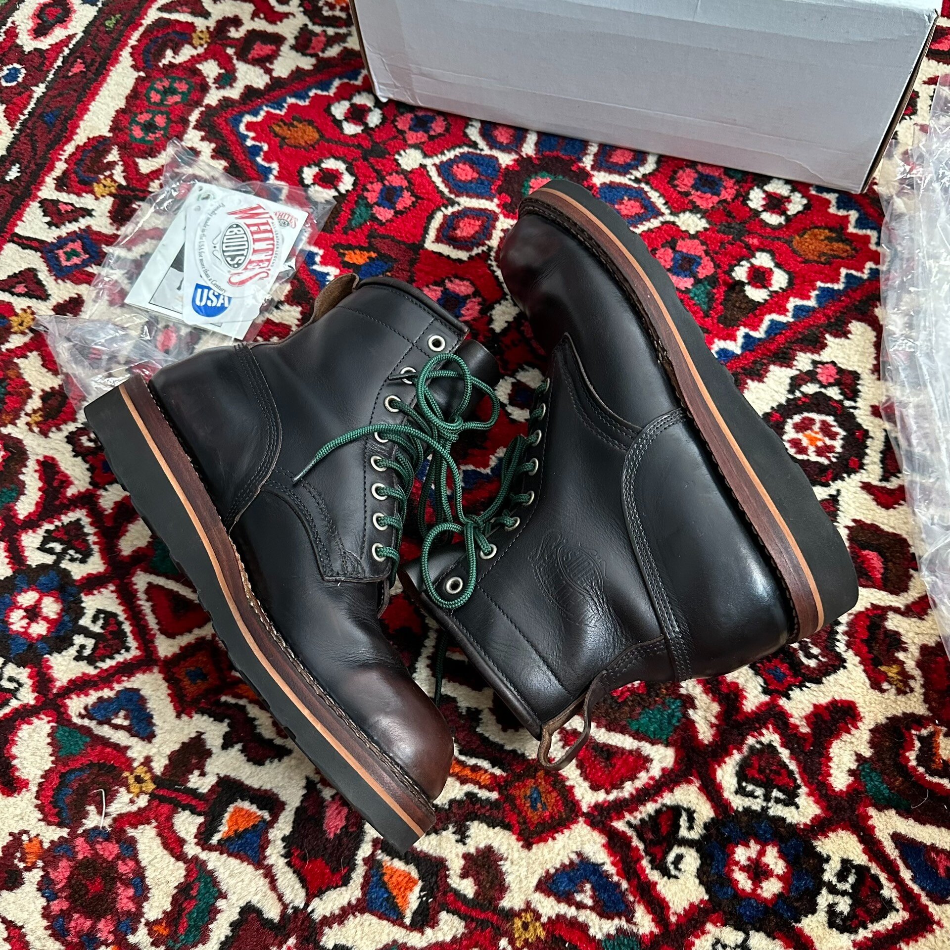 Whites Leather Boots — label