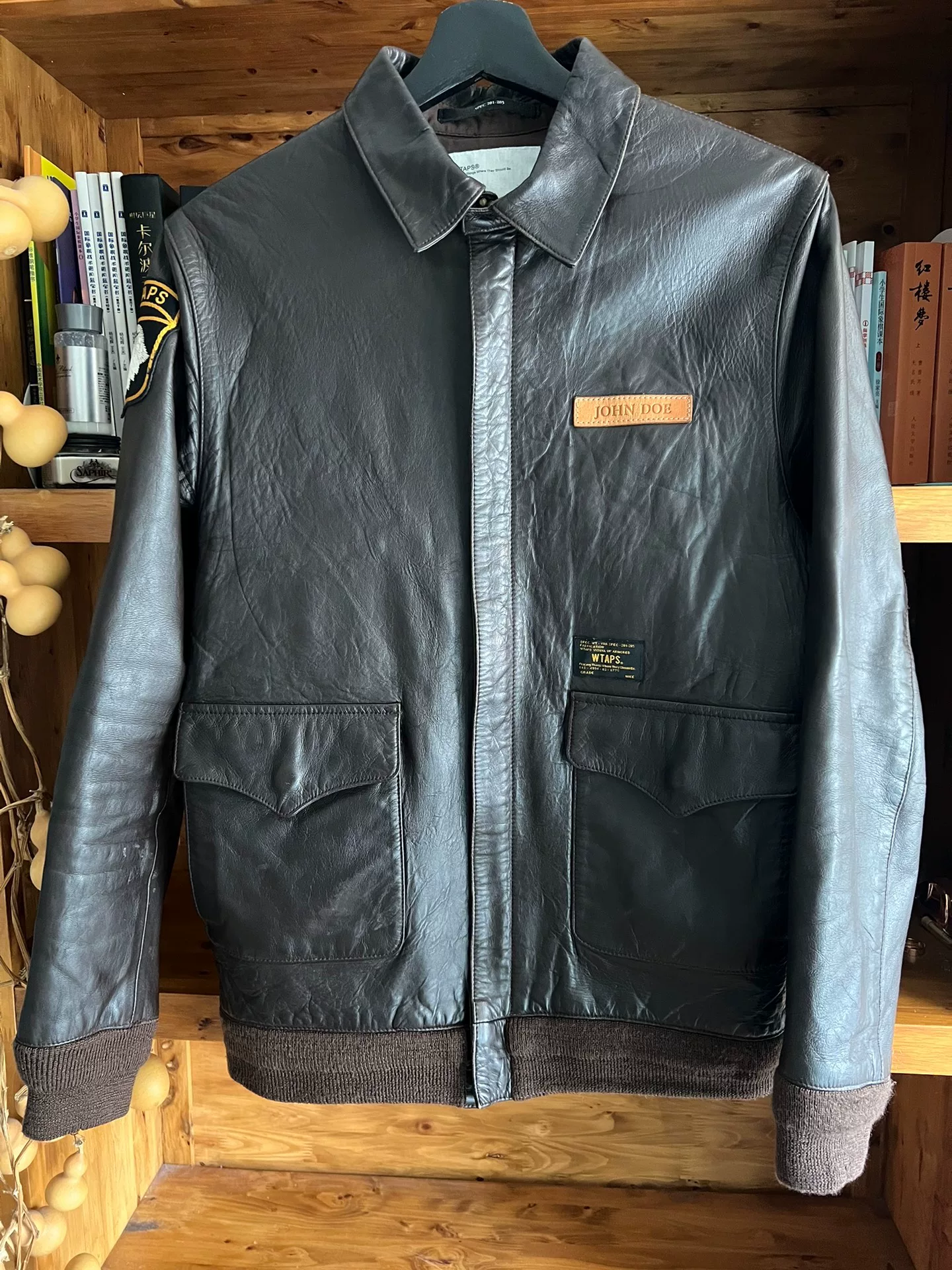 WTAPS A2 Sheepskin Leather Jacket