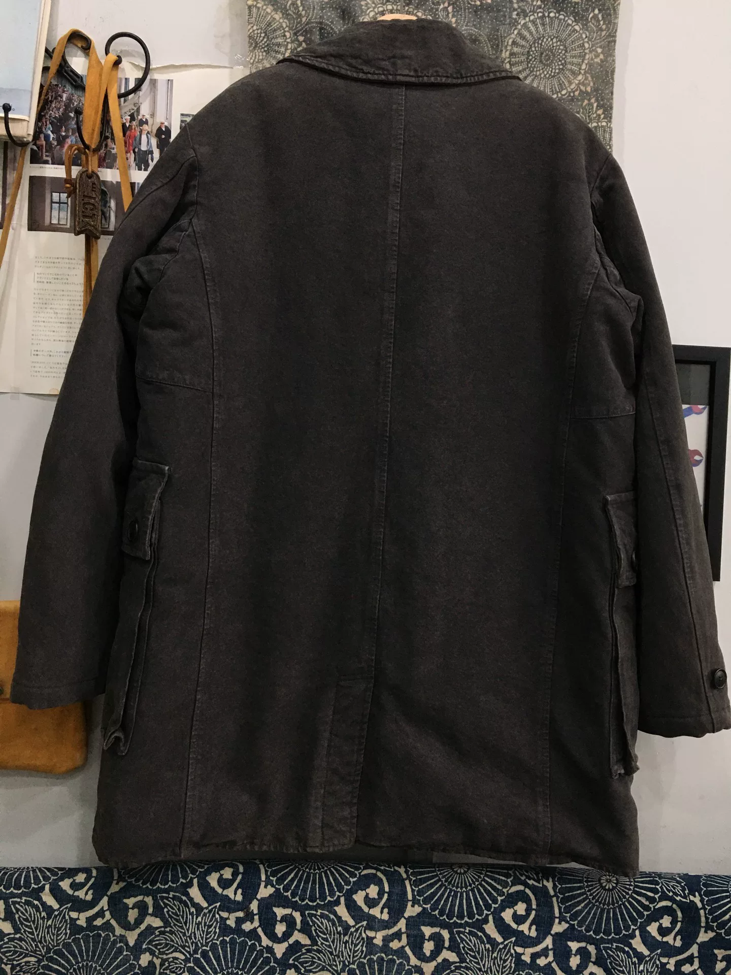 VISVIM 22AW WINFIELD SHEARLING COAT — front